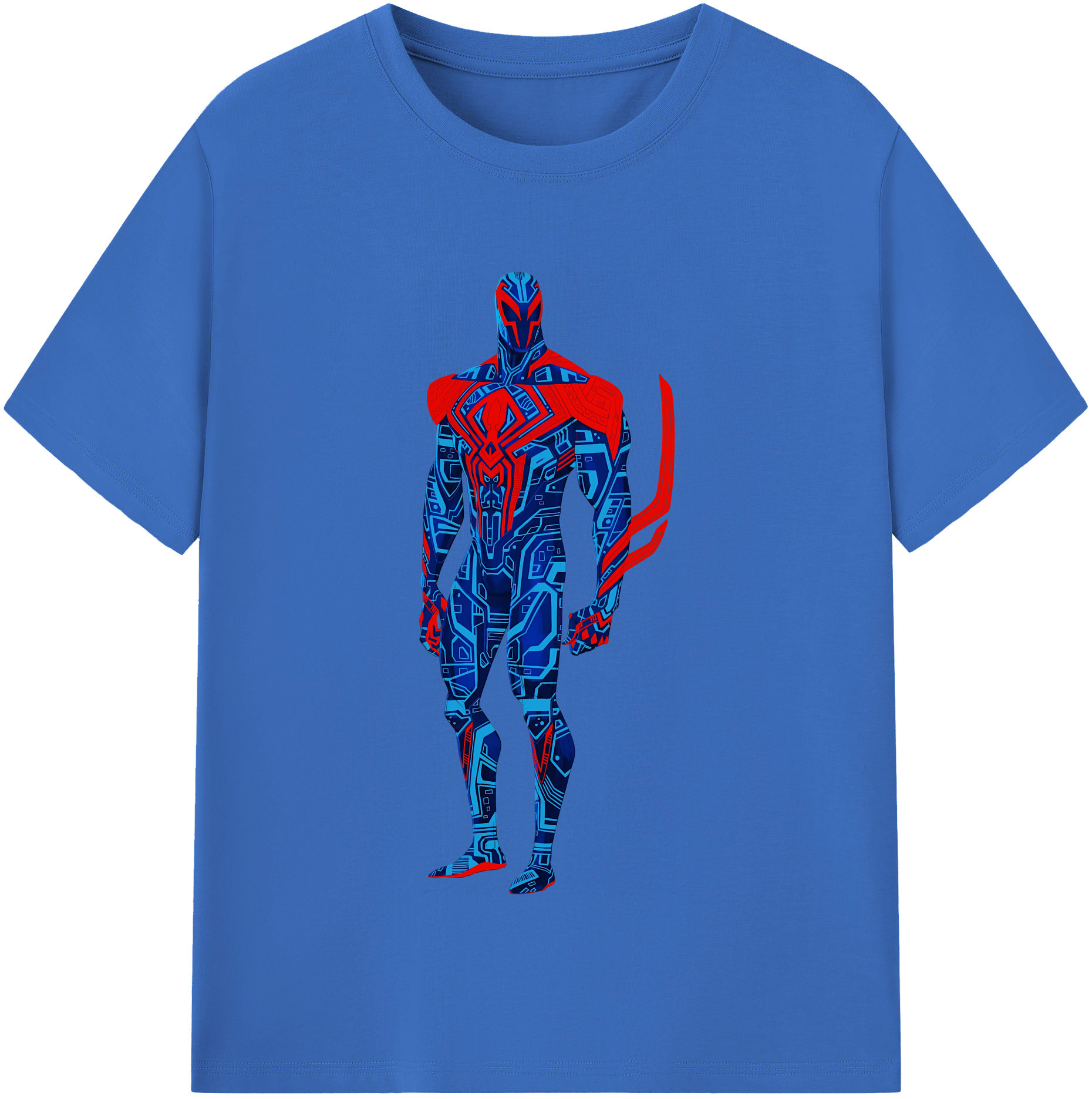 （画像用） Spider Man スパイダーマン 綿100％半袖Tシャツ（フロントプリント）