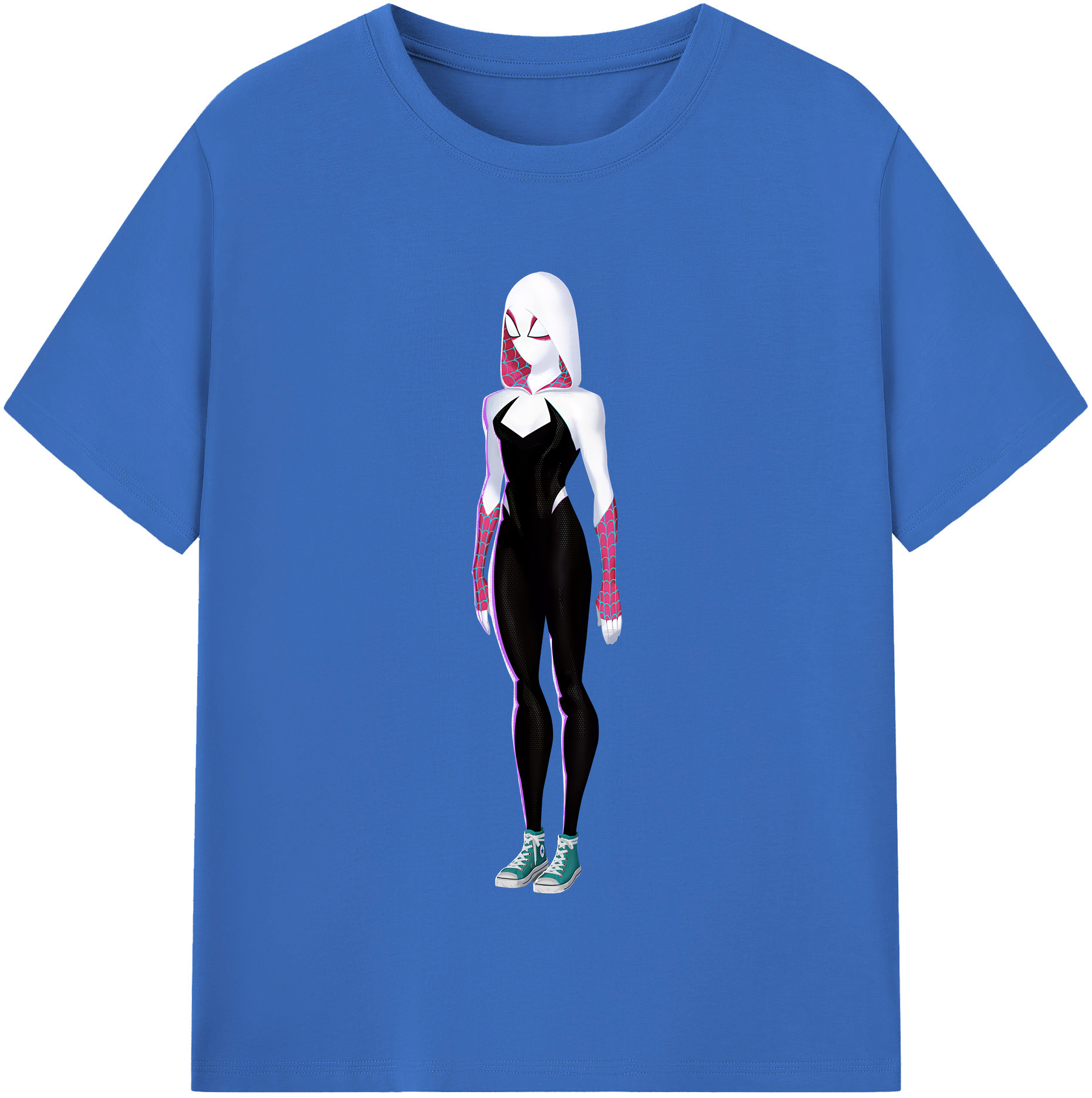 （画像用） Spider Man スパイダーマン 綿100％半袖Tシャツ（フロントプリント）