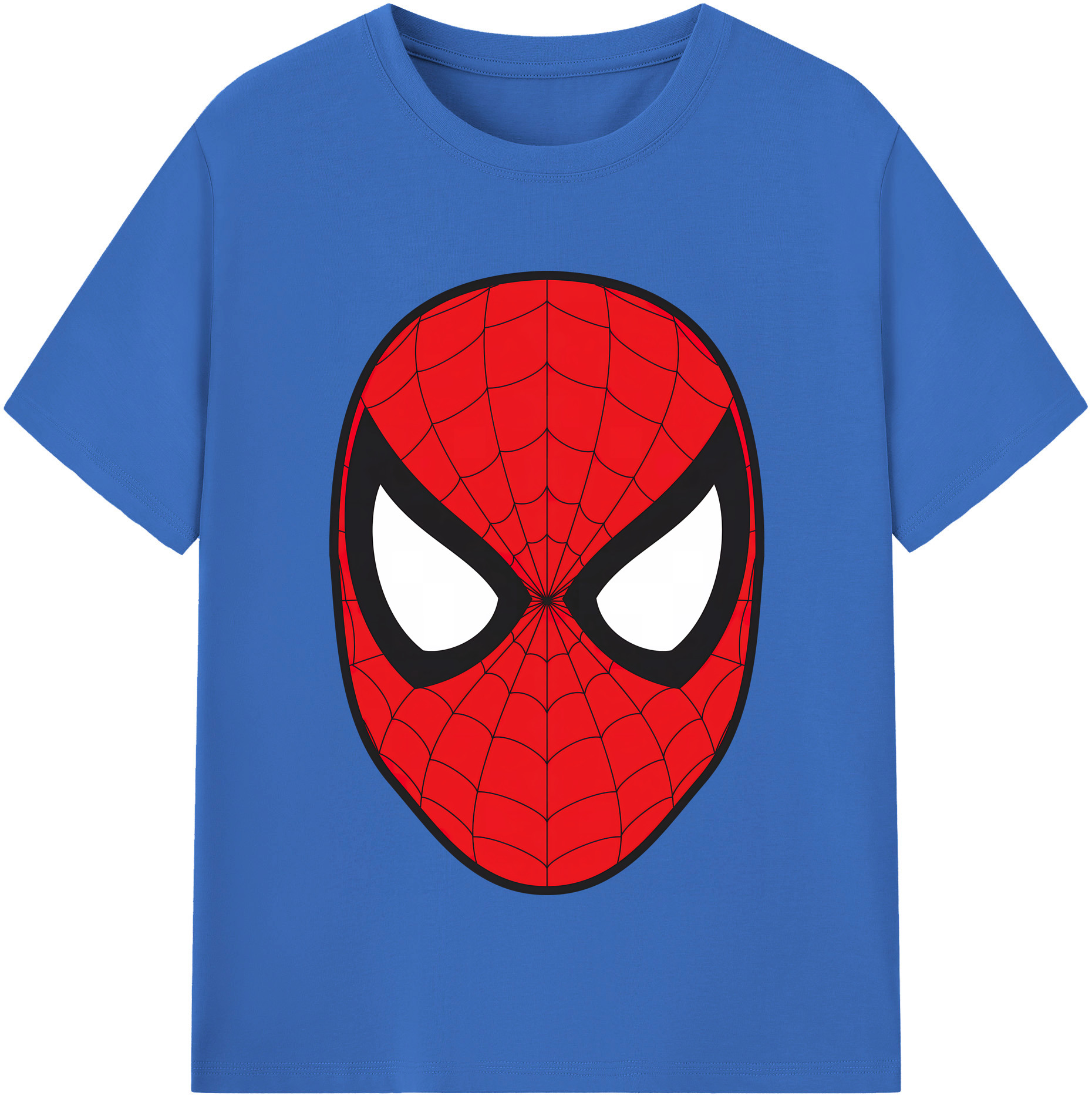 （画像用） Spider Man スパイダーマン 綿100％半袖Tシャツ（フロントプリント）