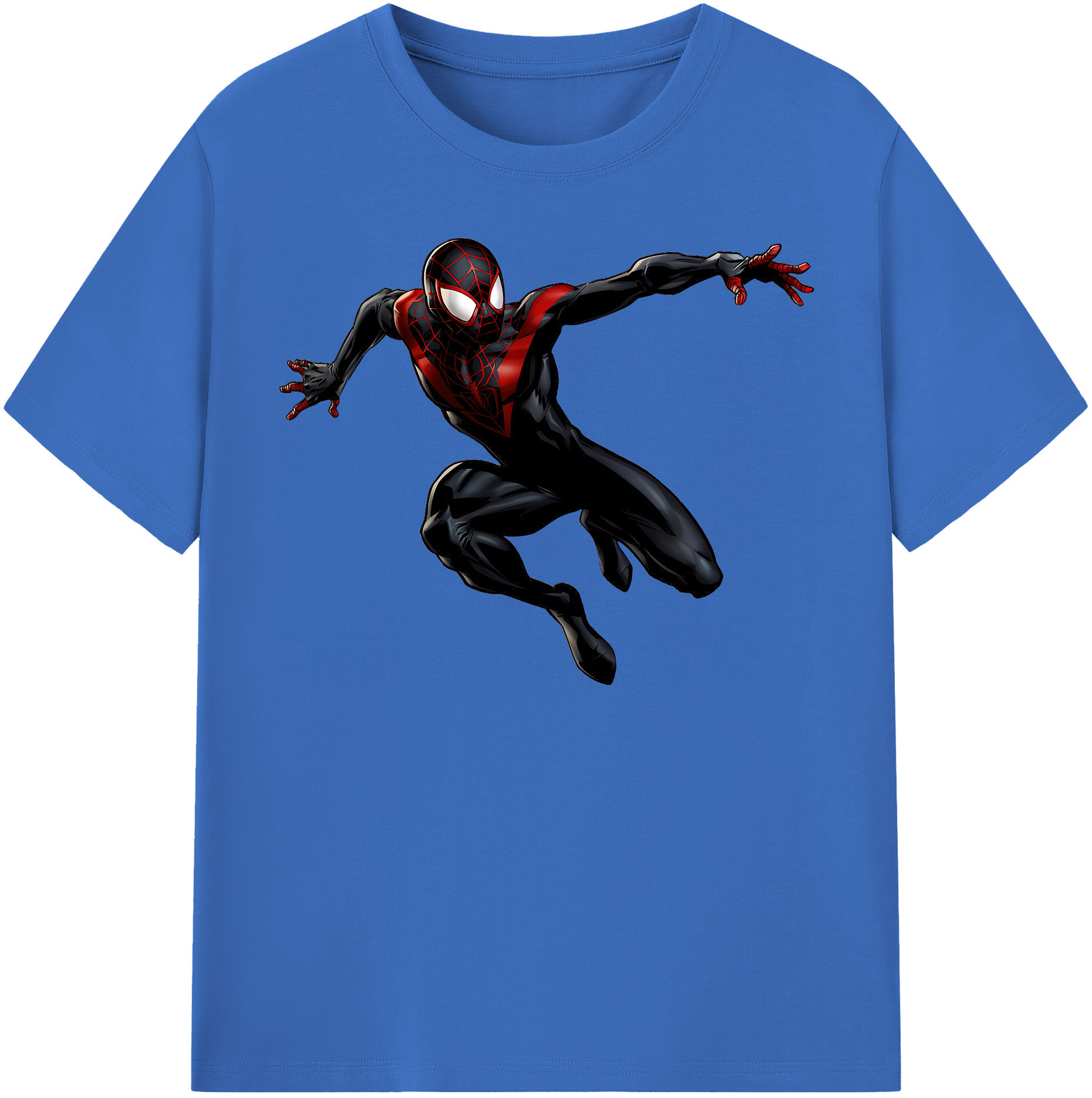 （画像用） Spider Man スパイダーマン 綿100％半袖Tシャツ（フロントプリント）