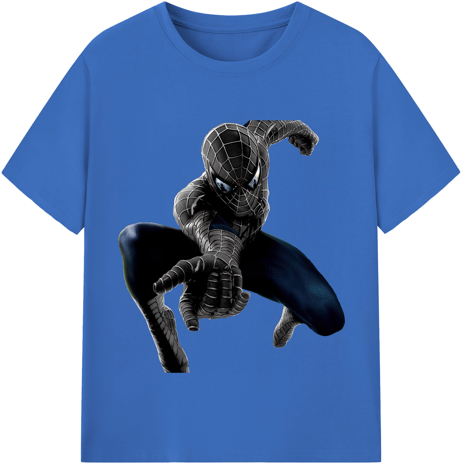 （画像用） Spider Man スパイダーマン 綿100％半袖Tシャツ（フロントプリント）