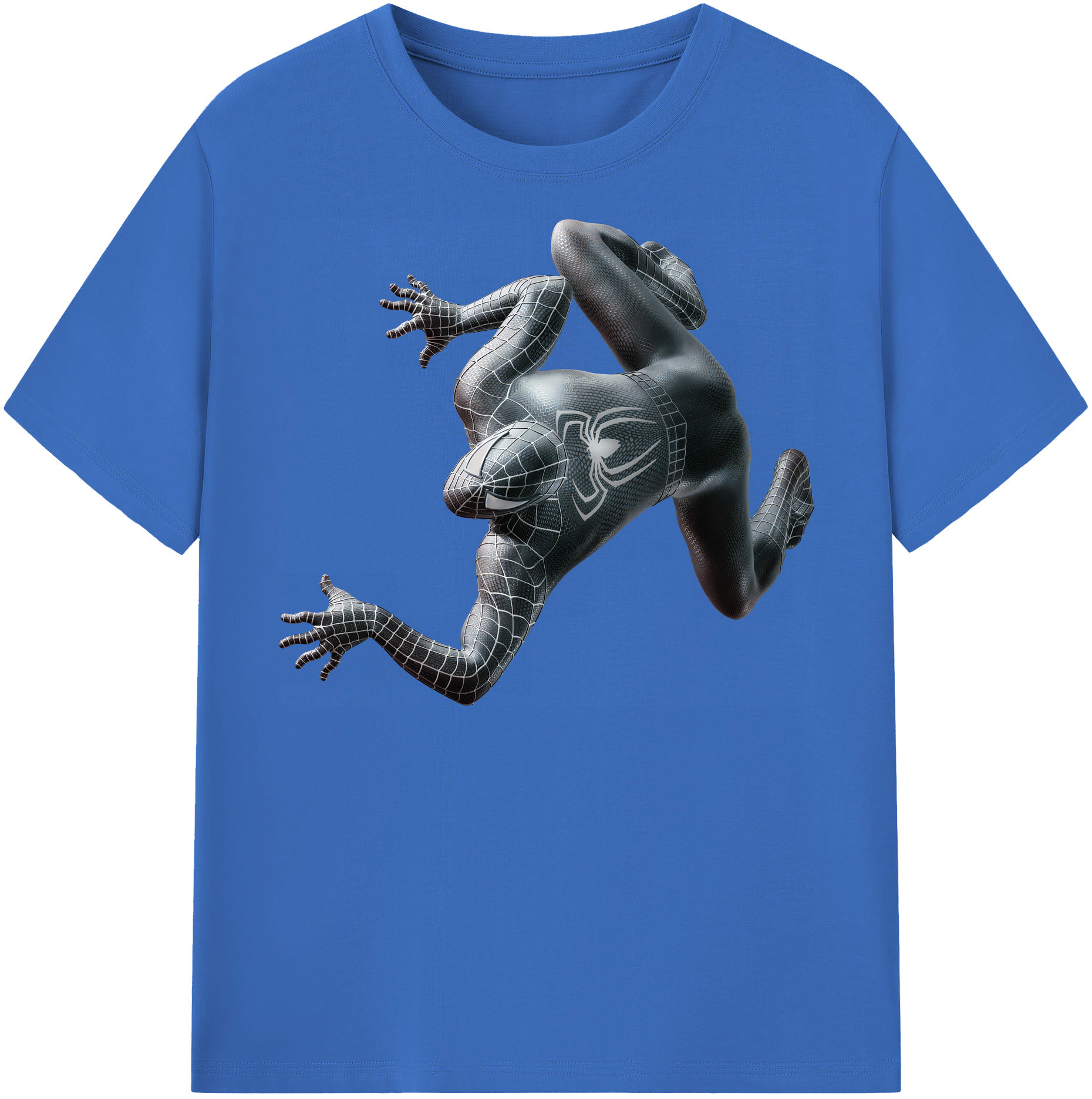 （画像用） Spider Man スパイダーマン 綿100％半袖Tシャツ（フロントプリント）
