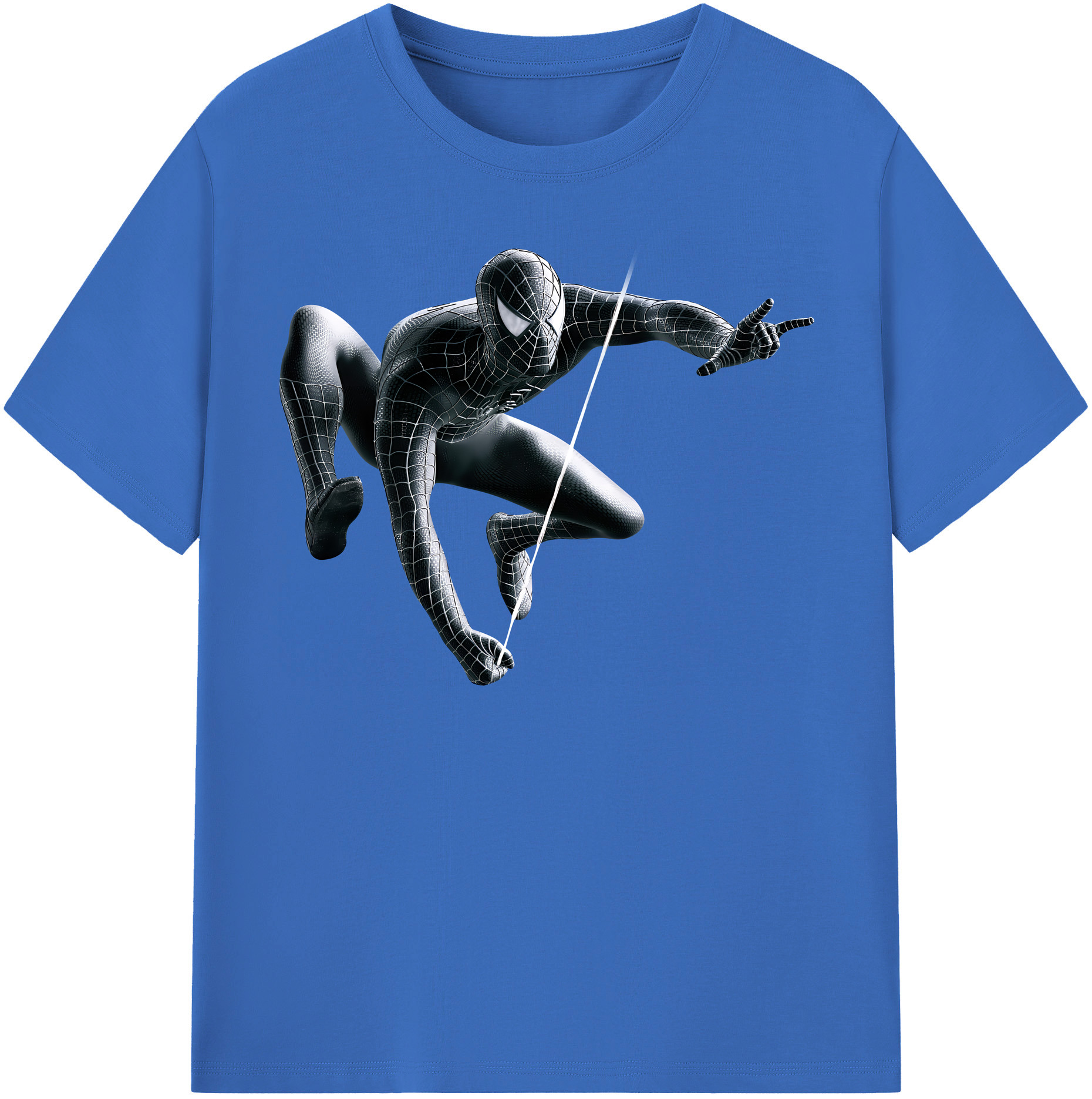 （画像用） Spider Man スパイダーマン 綿100％半袖Tシャツ（フロントプリント）