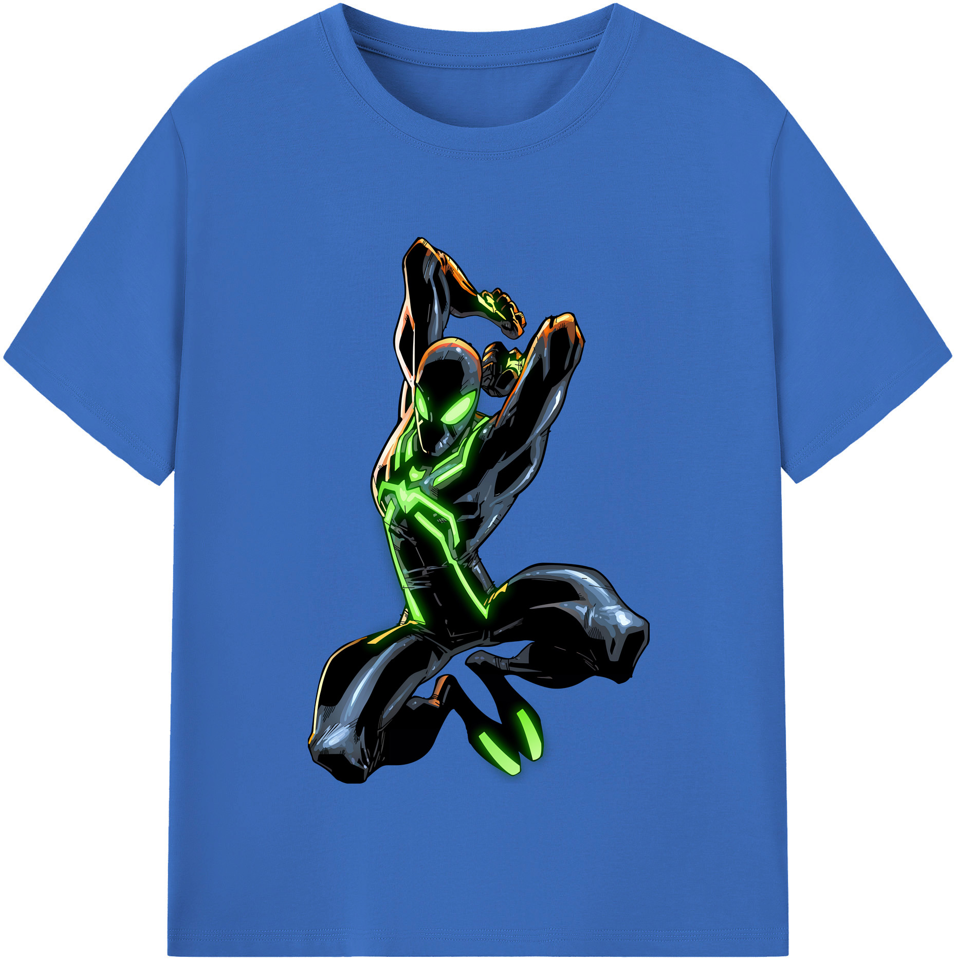 （画像用） Spider Man スパイダーマン 綿100％半袖Tシャツ（フロントプリント）