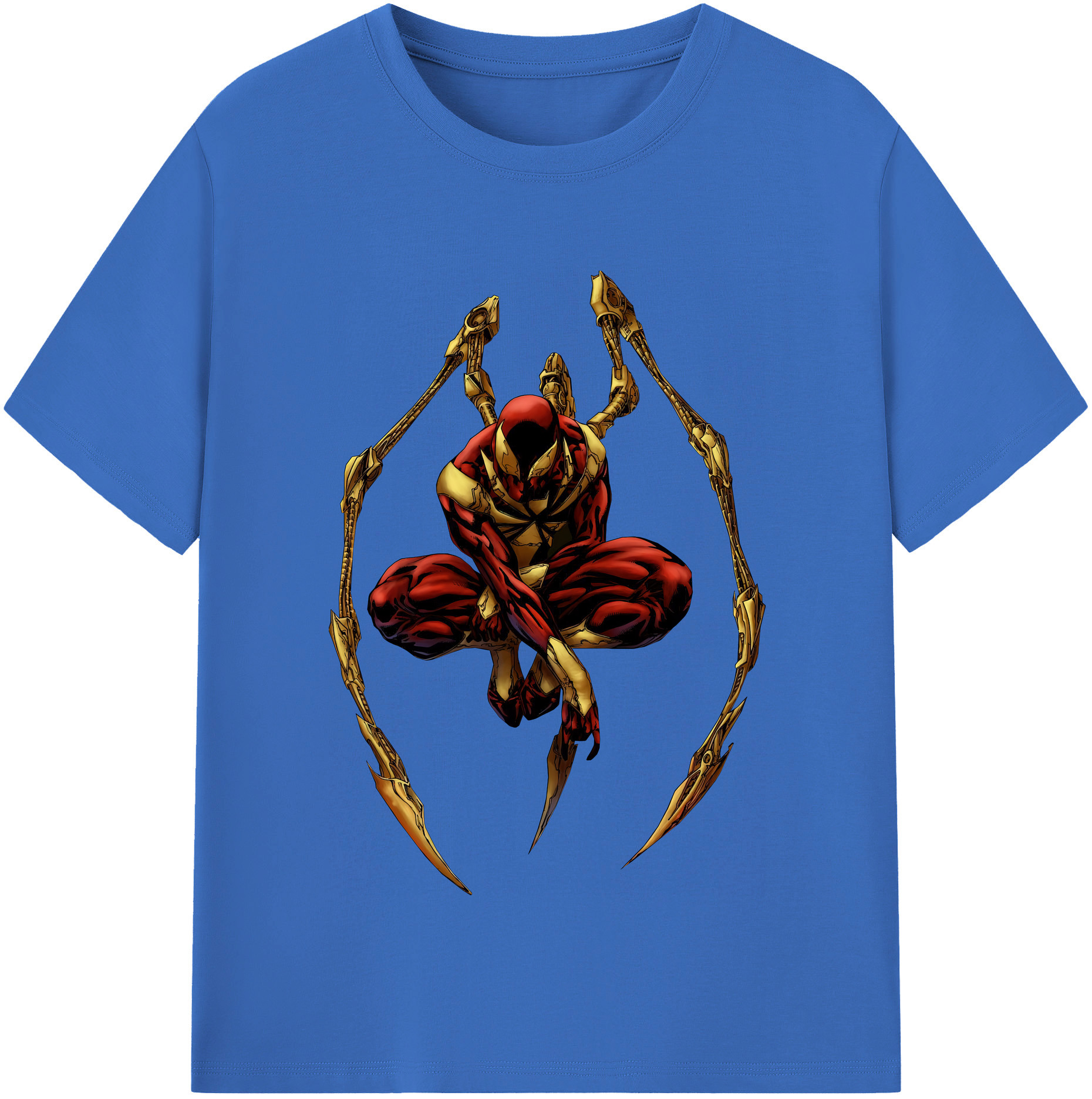 （画像用） Spider Man スパイダーマン 綿100％半袖Tシャツ（フロントプリント）