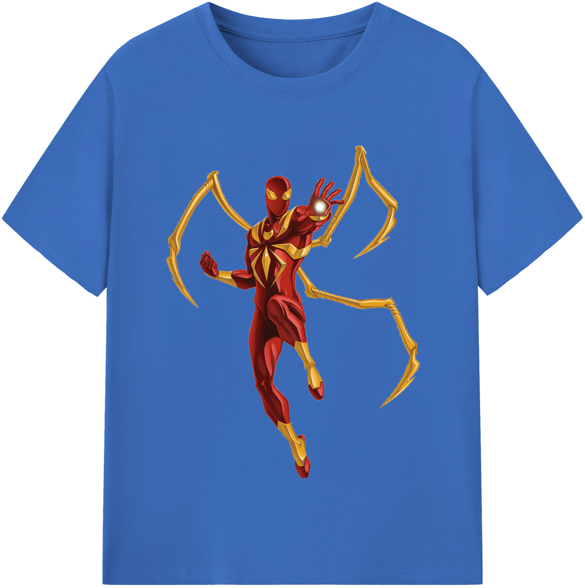 （画像用） Spider Man スパイダーマン 綿100％半袖Tシャツ（フロントプリント）