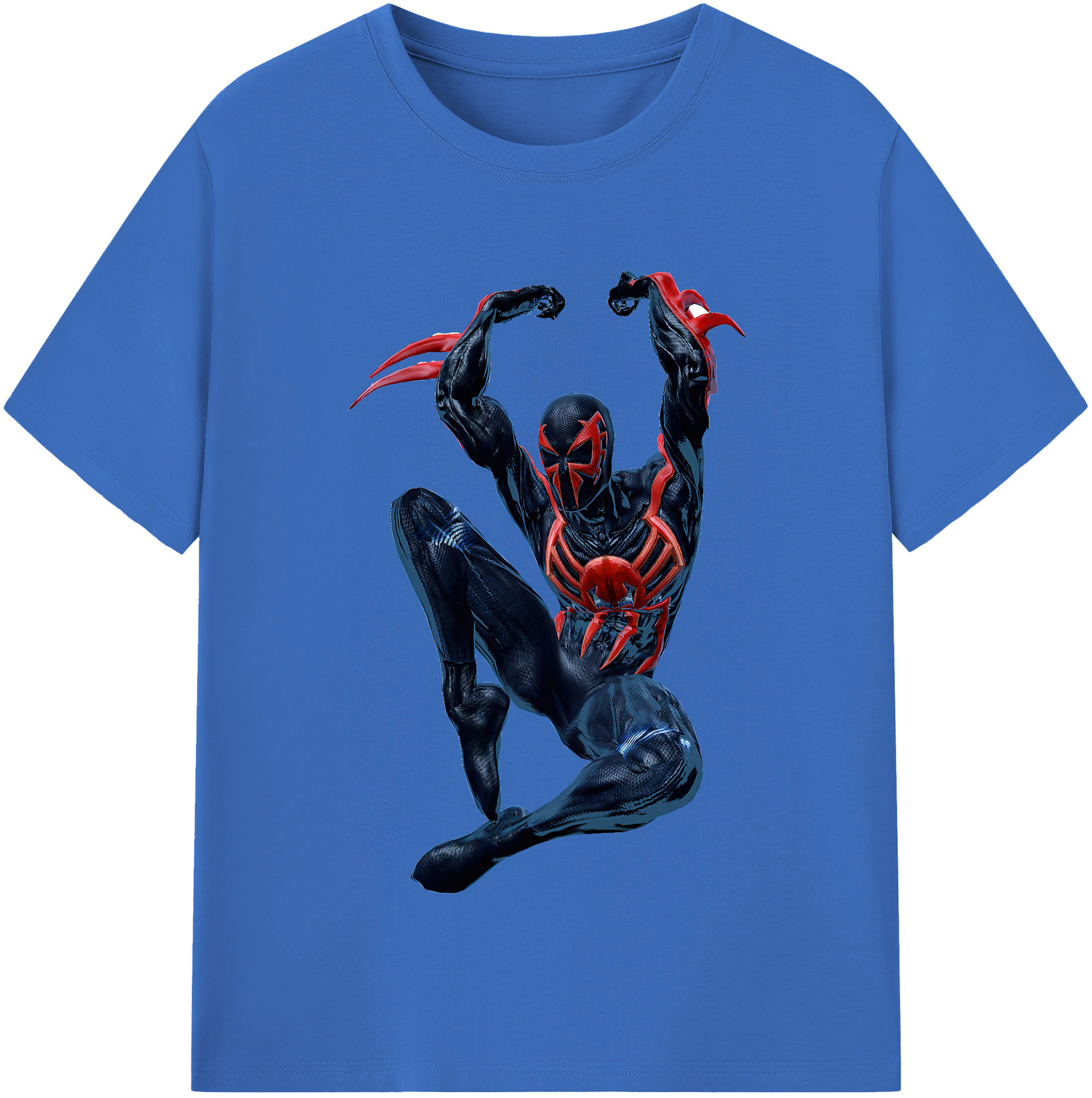 （画像用） Spider Man スパイダーマン 綿100％半袖Tシャツ（フロントプリント）