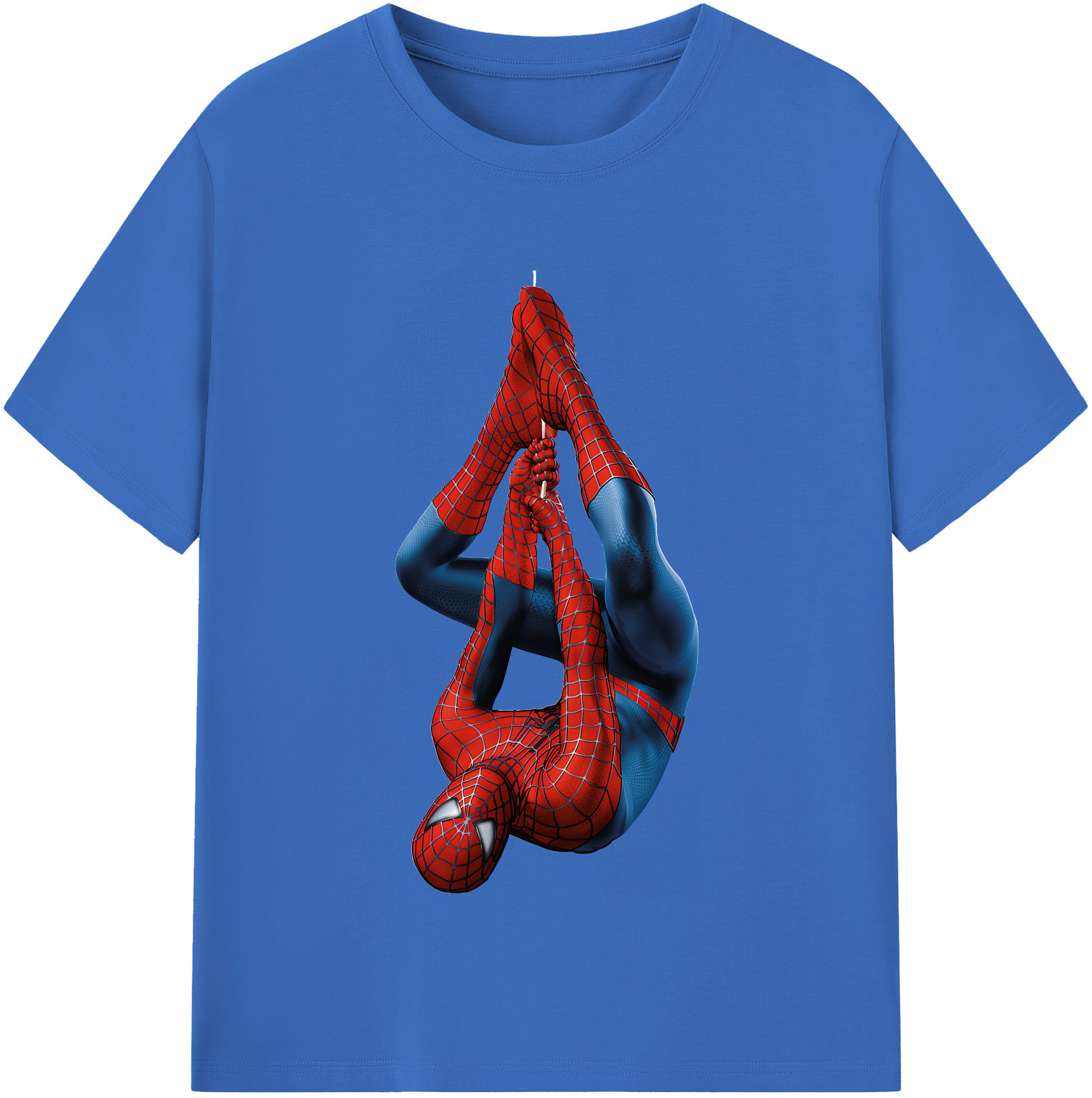 Spider Man スパイダーマン 綿100％半袖Tシャツ（フロントプリント）