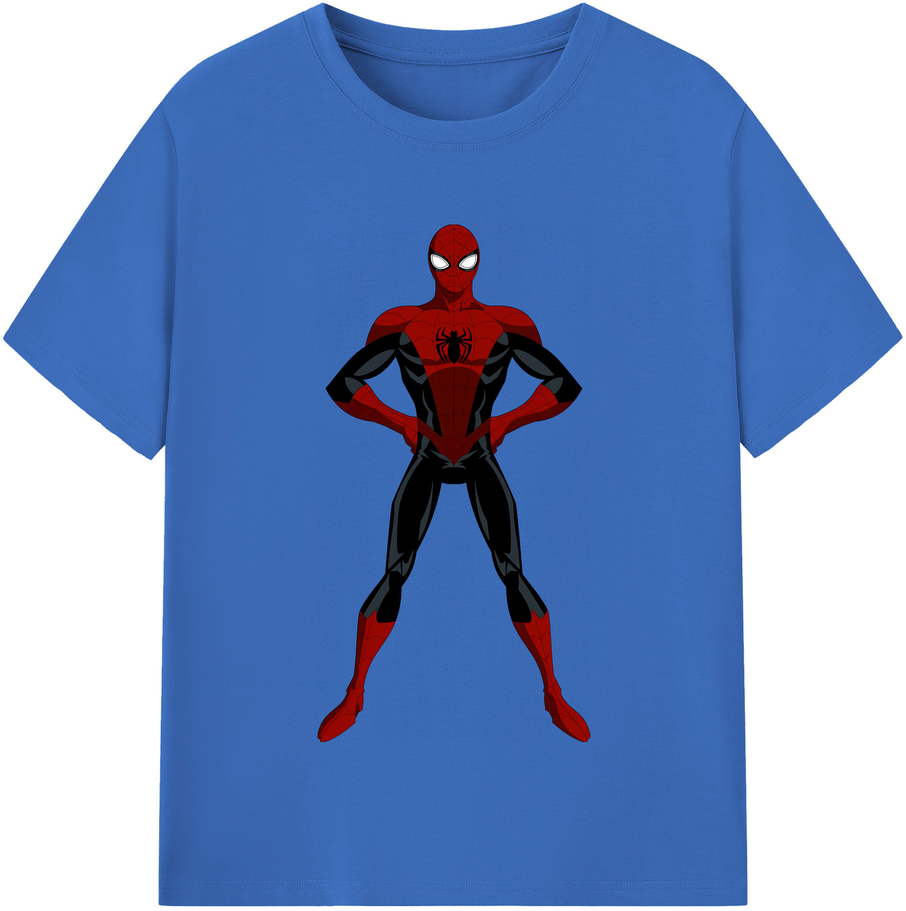 （画像用） Spider Man スパイダーマン 綿100％半袖Tシャツ（フロントプリント）