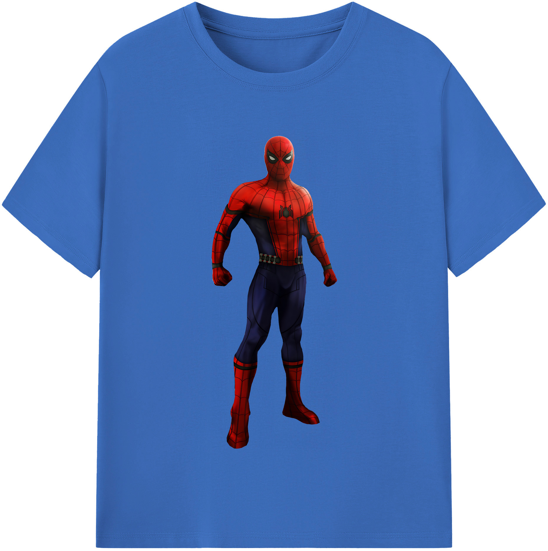 （画像用） Spider Man スパイダーマン 綿100％半袖Tシャツ（フロントプリント）
