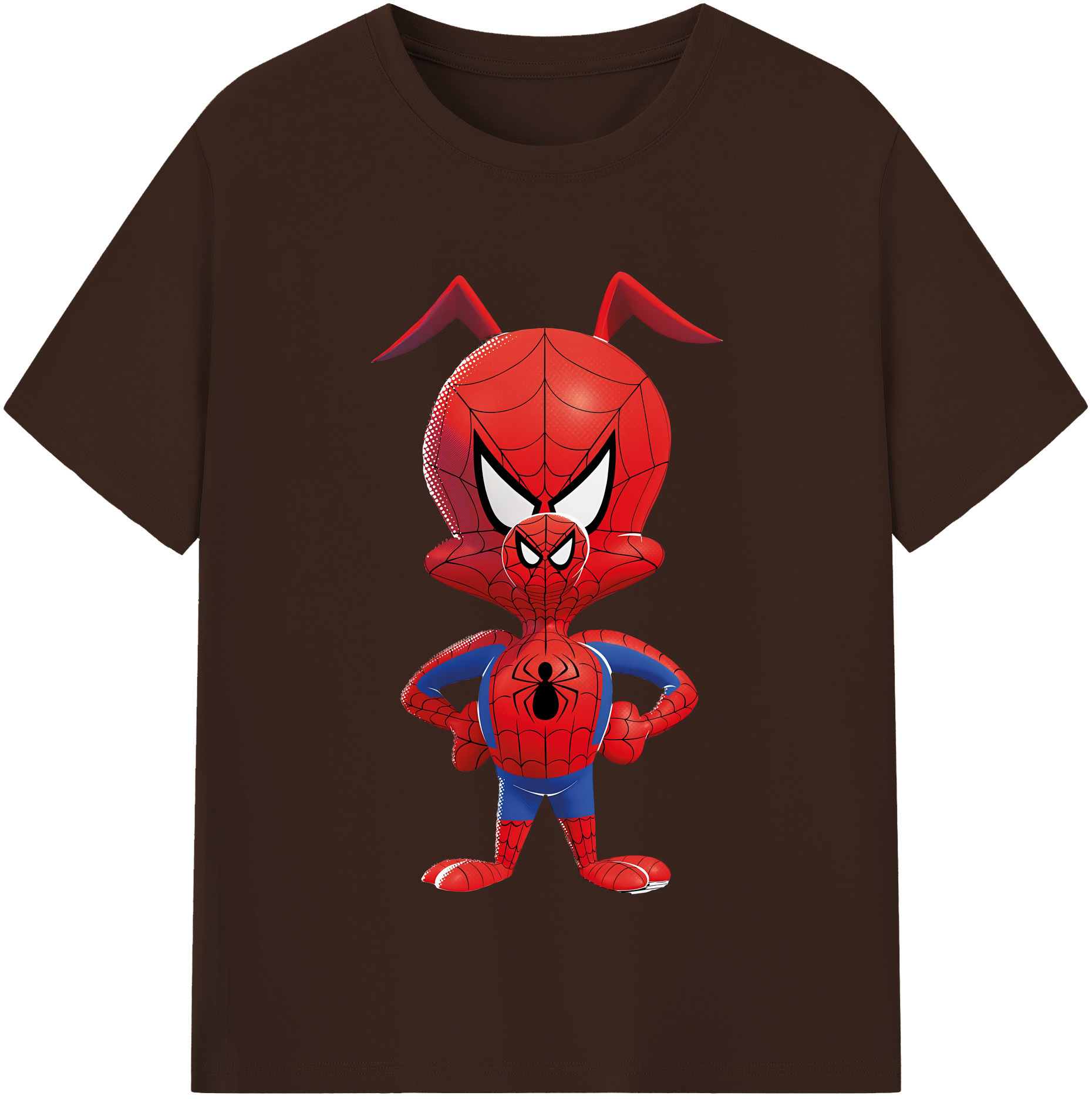 （画像用） Spider Man スパイダーマン 綿100％半袖Tシャツ（フロントプリント）