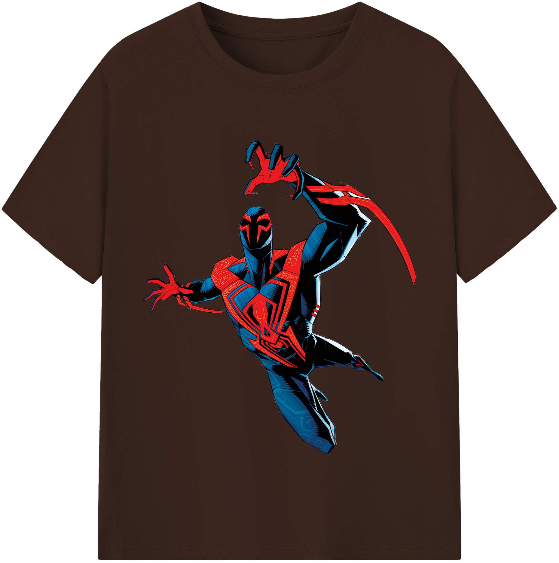 （画像用） Spider Man スパイダーマン 綿100％半袖Tシャツ（フロントプリント）