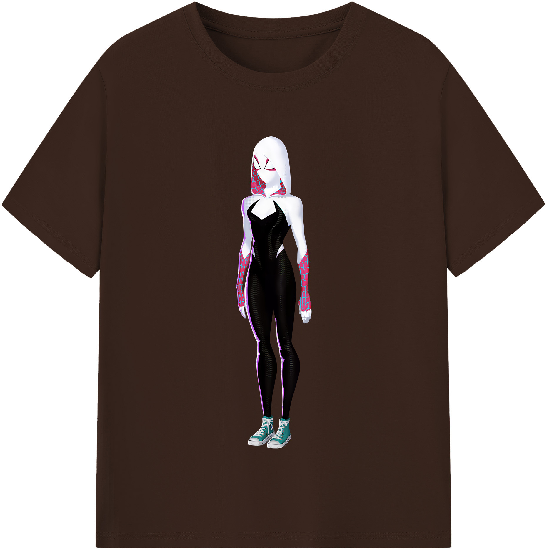 （画像用） Spider Man スパイダーマン 綿100％半袖Tシャツ（フロントプリント）
