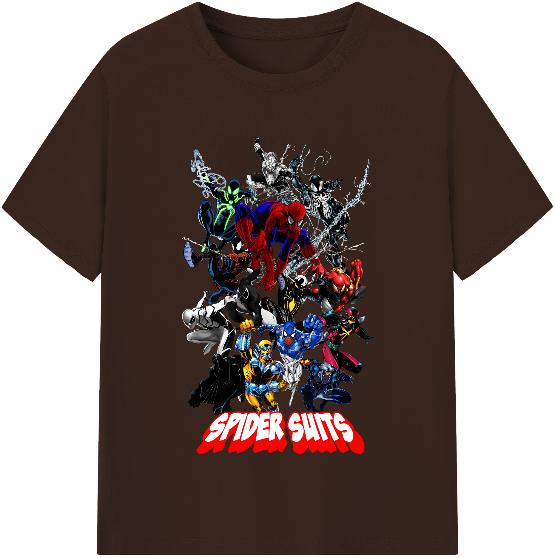 （画像用） Spider Man スパイダーマン 綿100％半袖Tシャツ（フロントプリント）