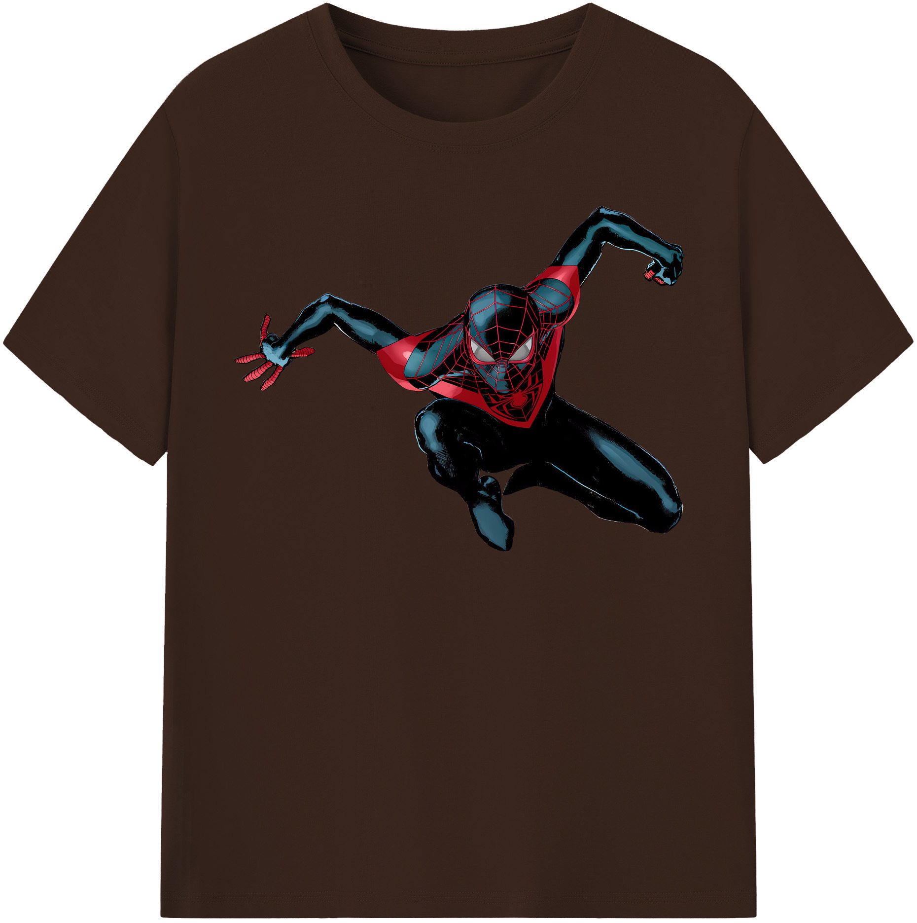 （画像用） Spider Man スパイダーマン 綿100％半袖Tシャツ（フロントプリント）