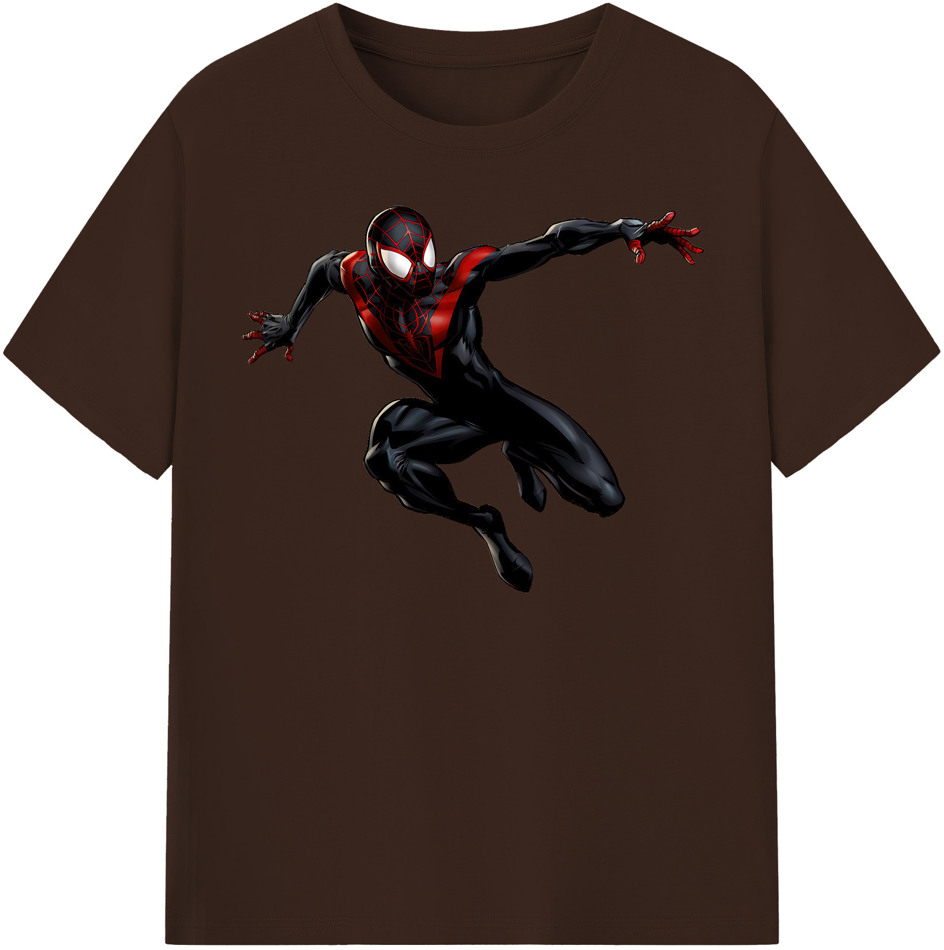 （画像用） Spider Man スパイダーマン 綿100％半袖Tシャツ（フロントプリント）