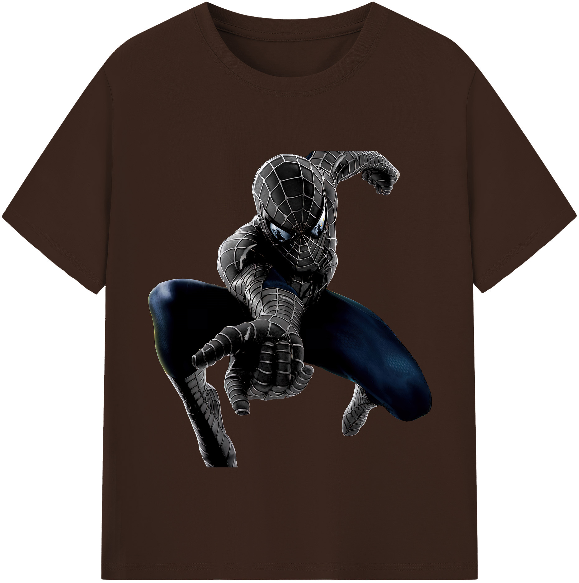 （画像用） Spider Man スパイダーマン 綿100％半袖Tシャツ（フロントプリント）