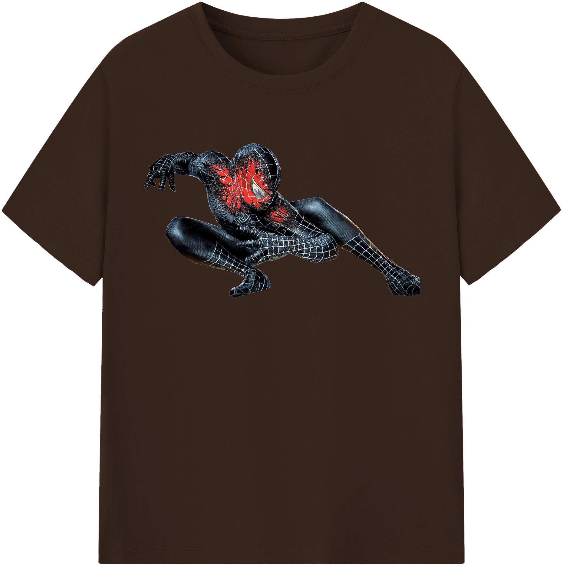 （画像用） Spider Man スパイダーマン 綿100％半袖Tシャツ（フロントプリント）