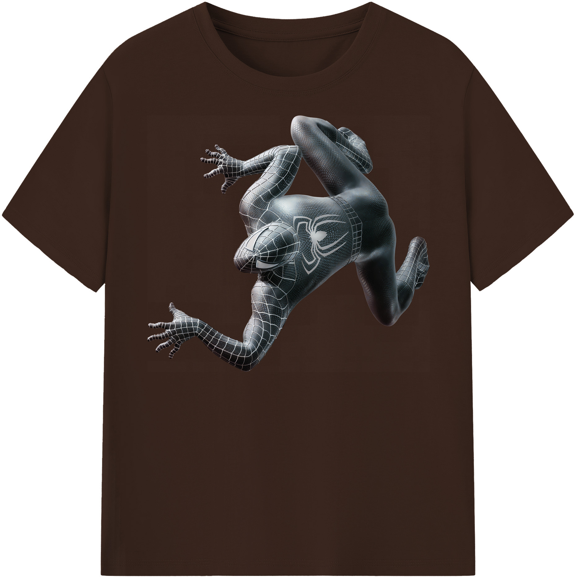 （画像用） Spider Man スパイダーマン 綿100％半袖Tシャツ（フロントプリント）