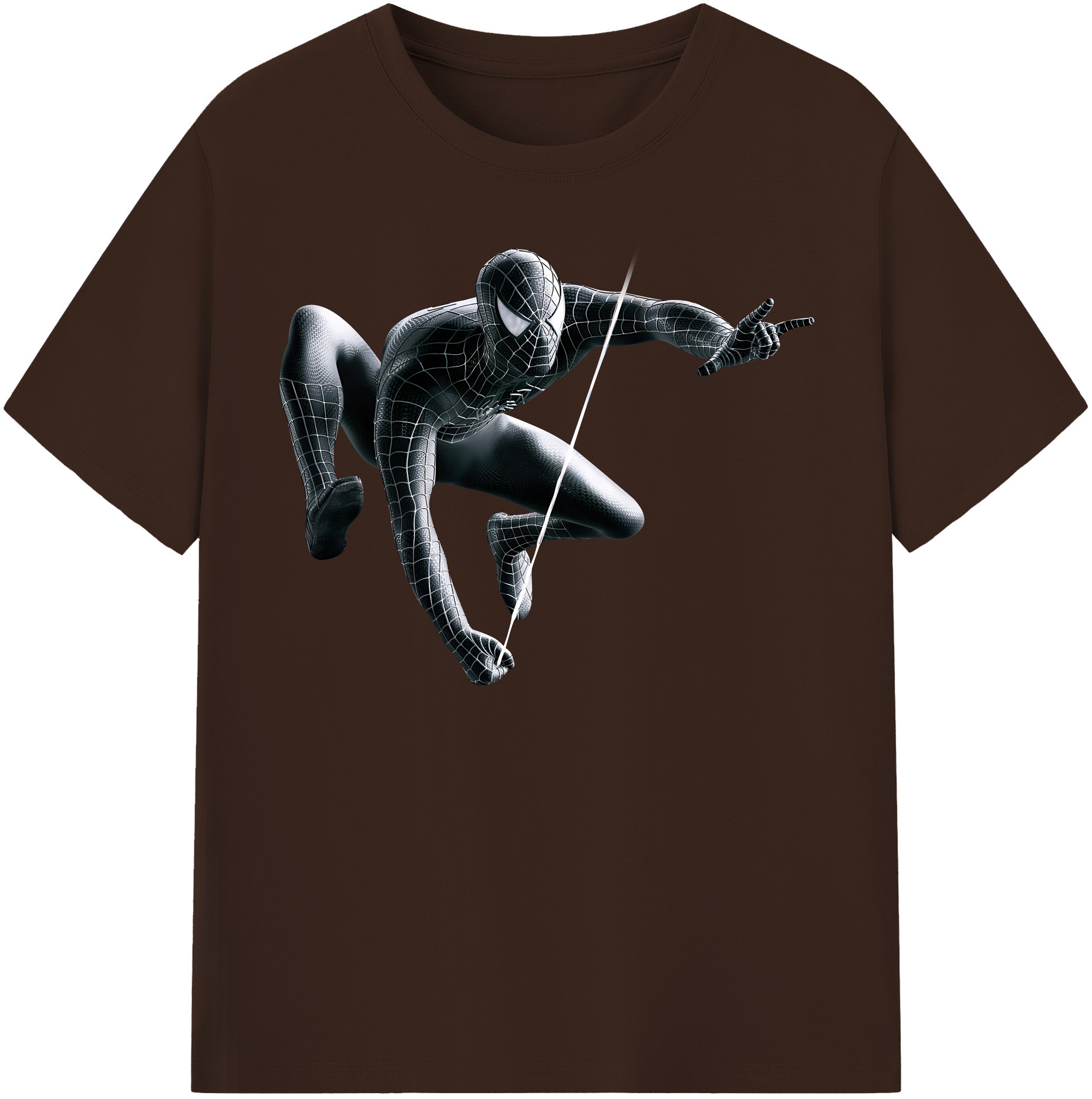 （画像用） Spider Man スパイダーマン 綿100％半袖Tシャツ（フロントプリント）