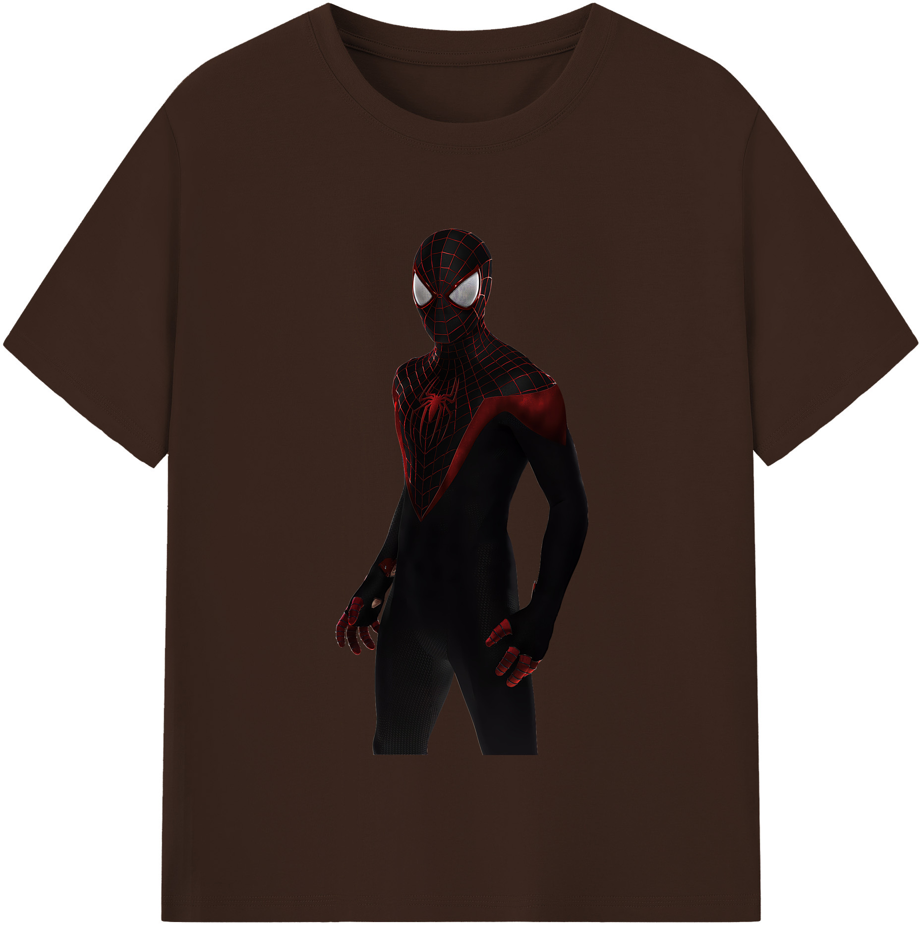 （画像用） Spider Man スパイダーマン 綿100％半袖Tシャツ（フロントプリント）