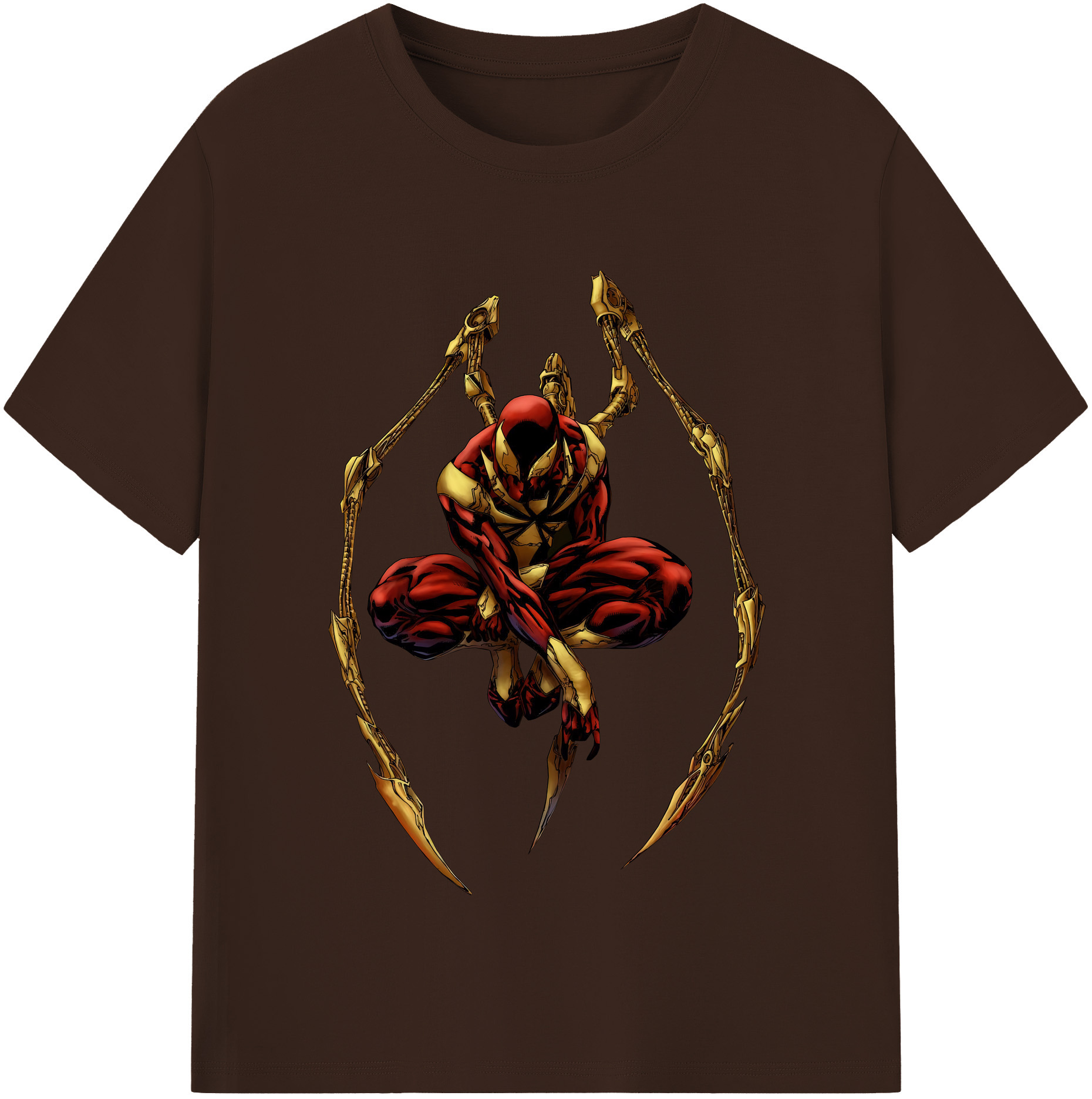 （画像用） Spider Man スパイダーマン 綿100％半袖Tシャツ（フロントプリント）