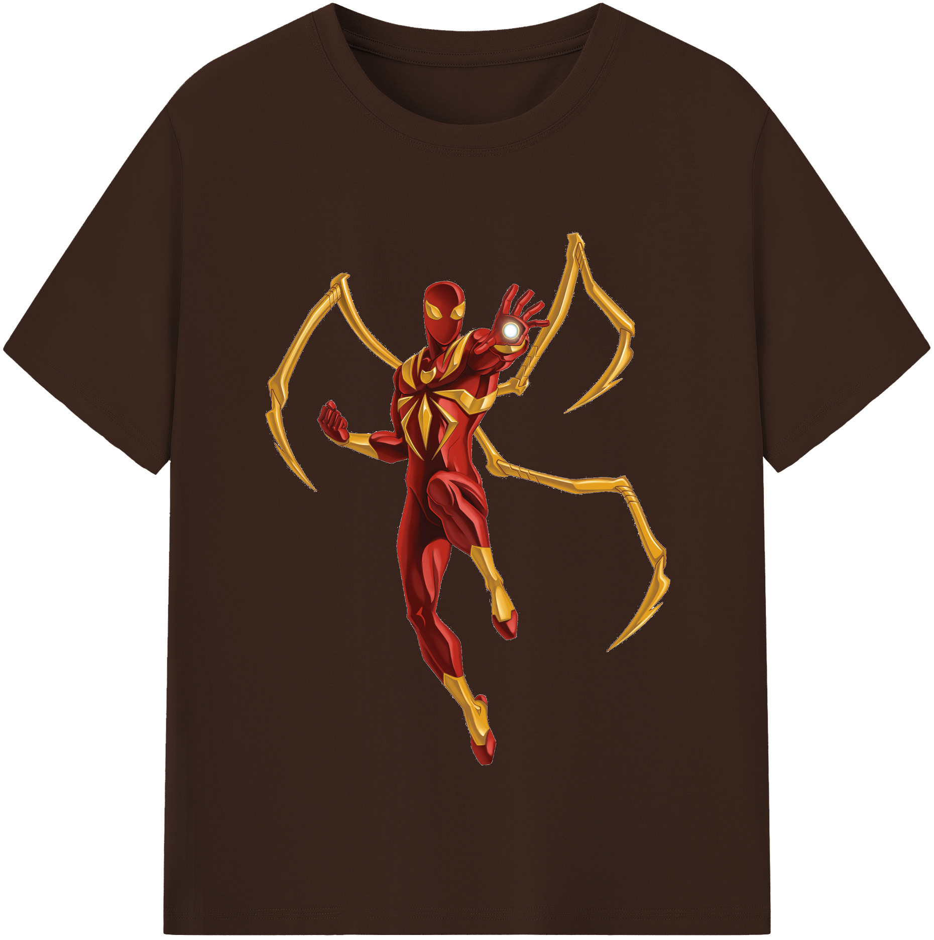 （画像用） Spider Man スパイダーマン 綿100％半袖Tシャツ（フロントプリント）