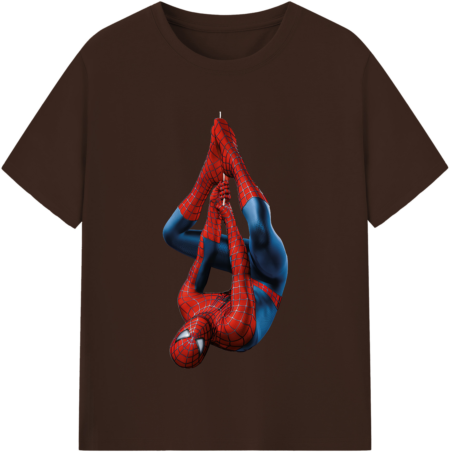Spider Man スパイダーマン 綿100％半袖Tシャツ（フロントプリント）
