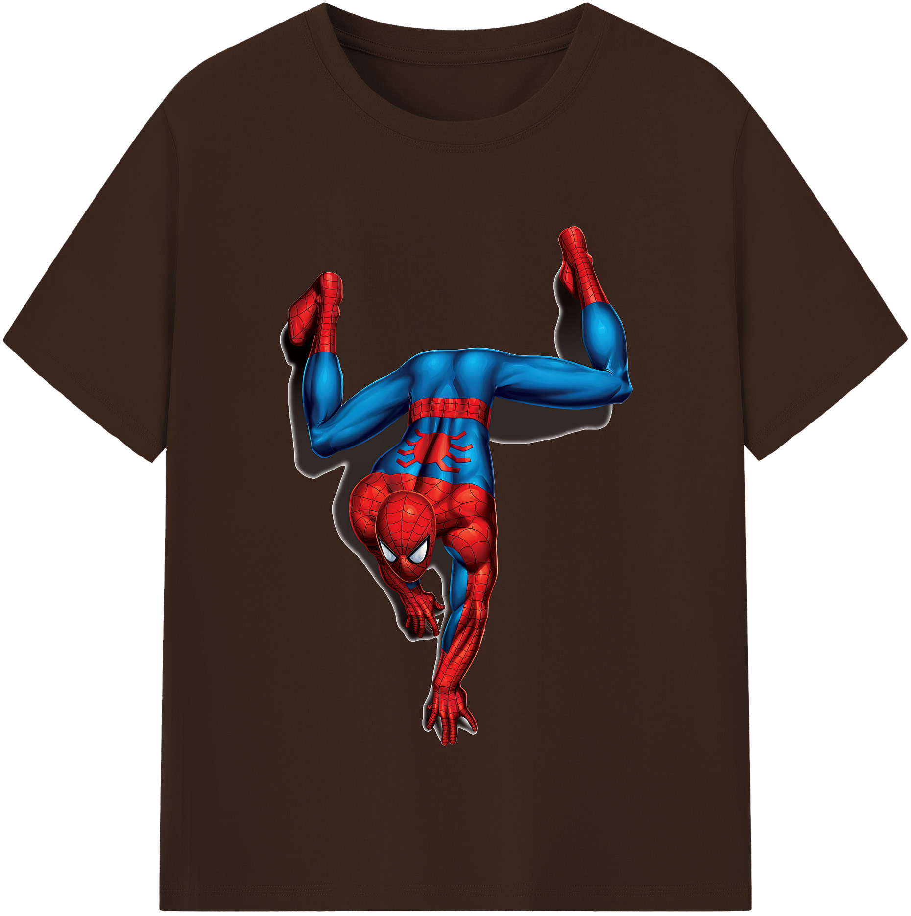 （画像用） Spider Man スパイダーマン 綿100％半袖Tシャツ（フロントプリント）