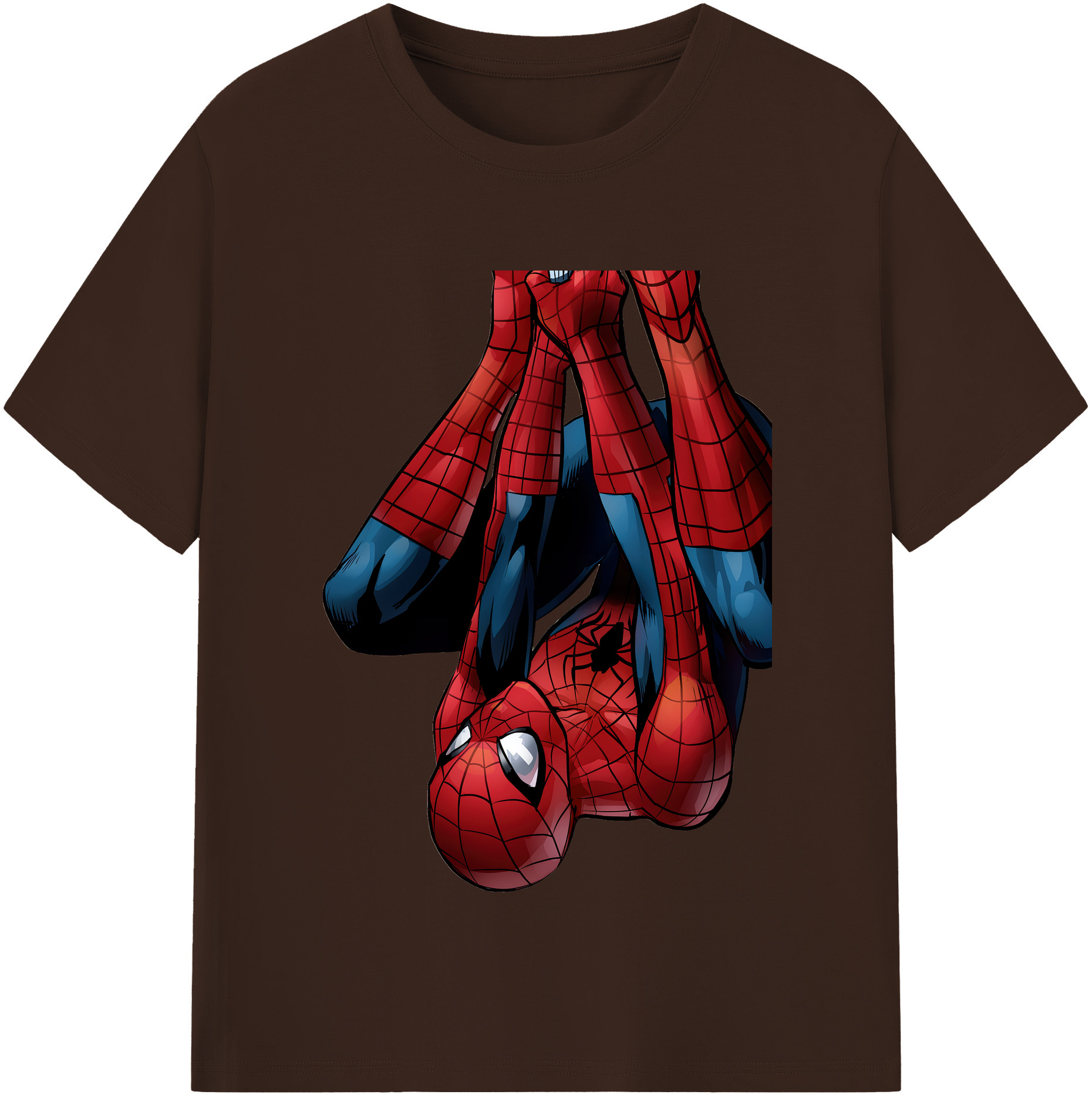 （画像用） Spider Man スパイダーマン 綿100％半袖Tシャツ（フロントプリント）