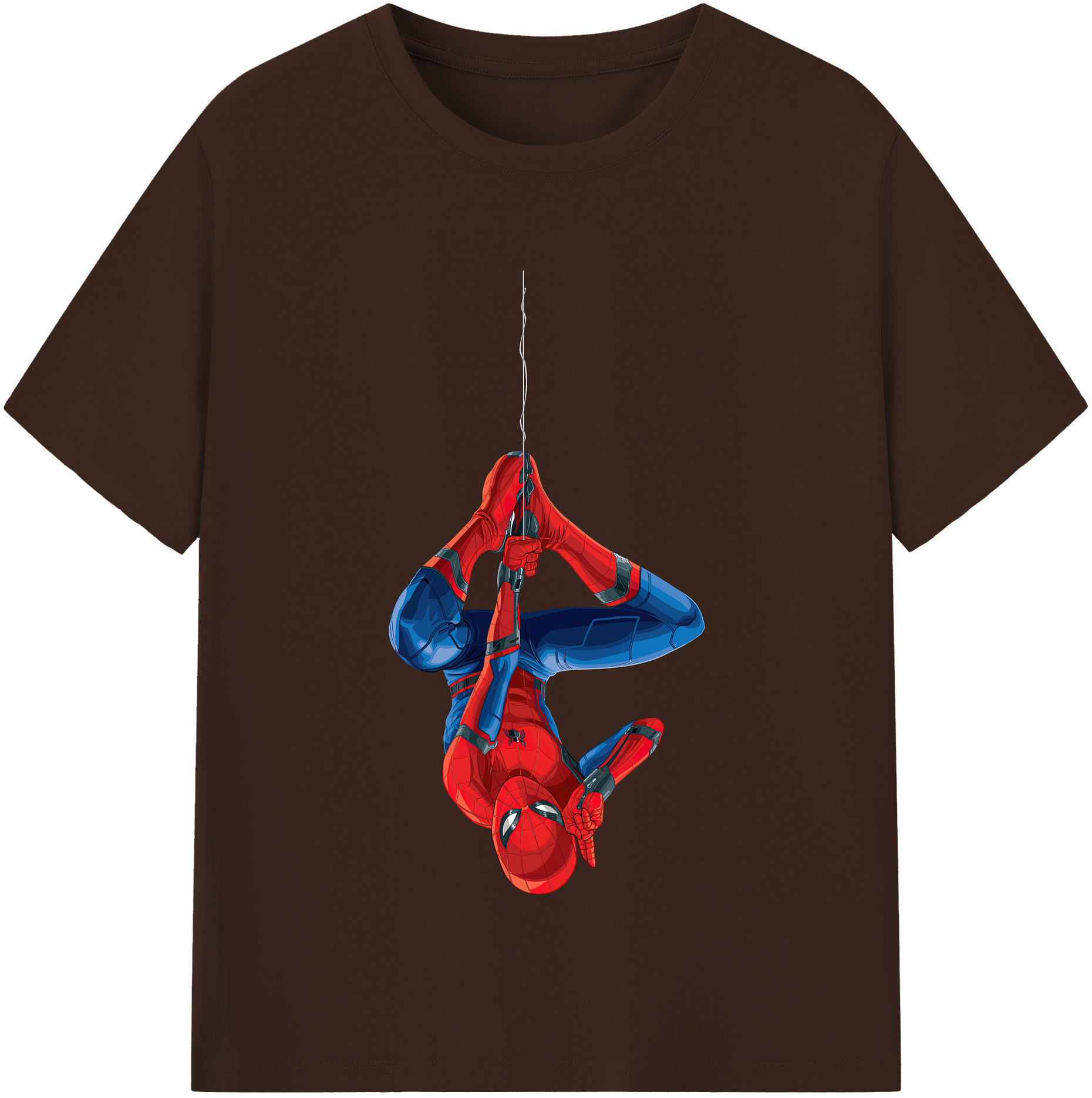 （画像用） Spider Man スパイダーマン 綿100％半袖Tシャツ（フロントプリント）