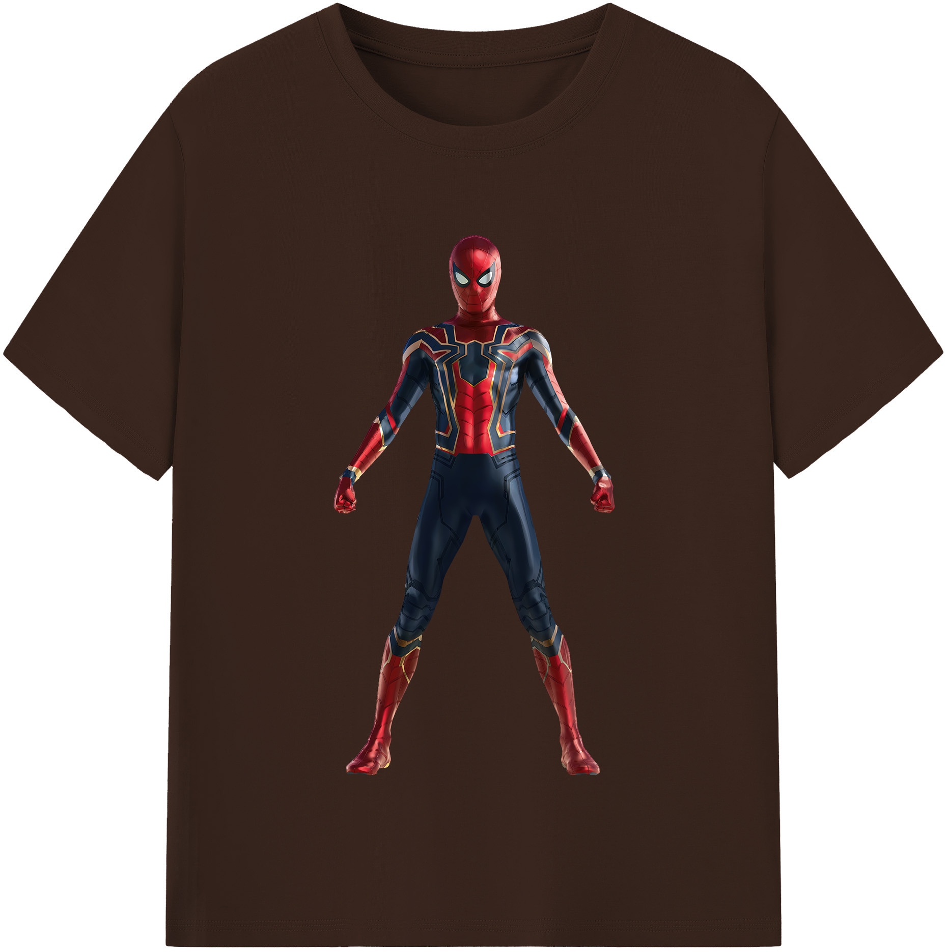 （画像用） Spider Man スパイダーマン 綿100％半袖Tシャツ（フロントプリント）