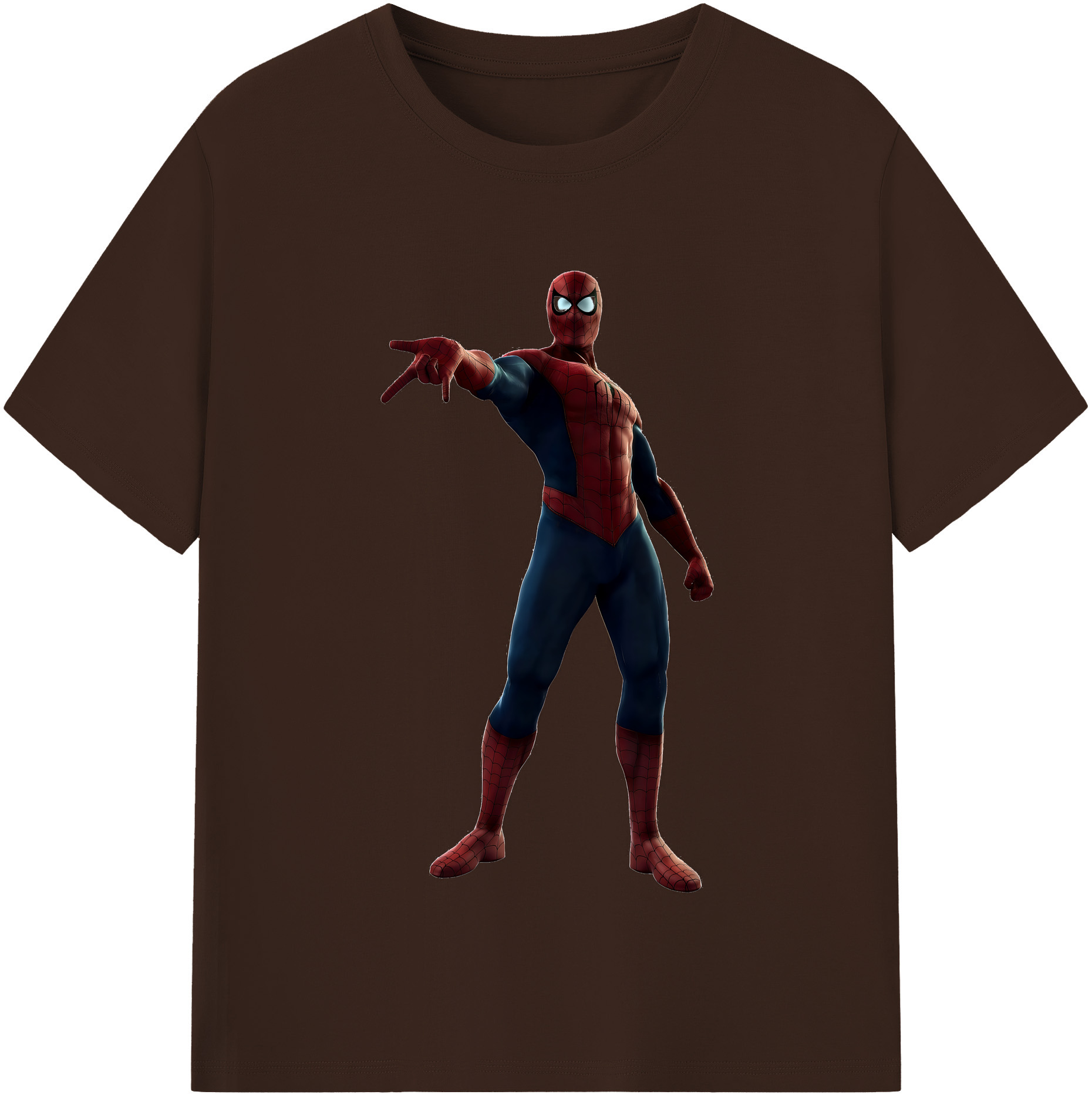 （画像用） Spider Man スパイダーマン 綿100％半袖Tシャツ（フロントプリント）
