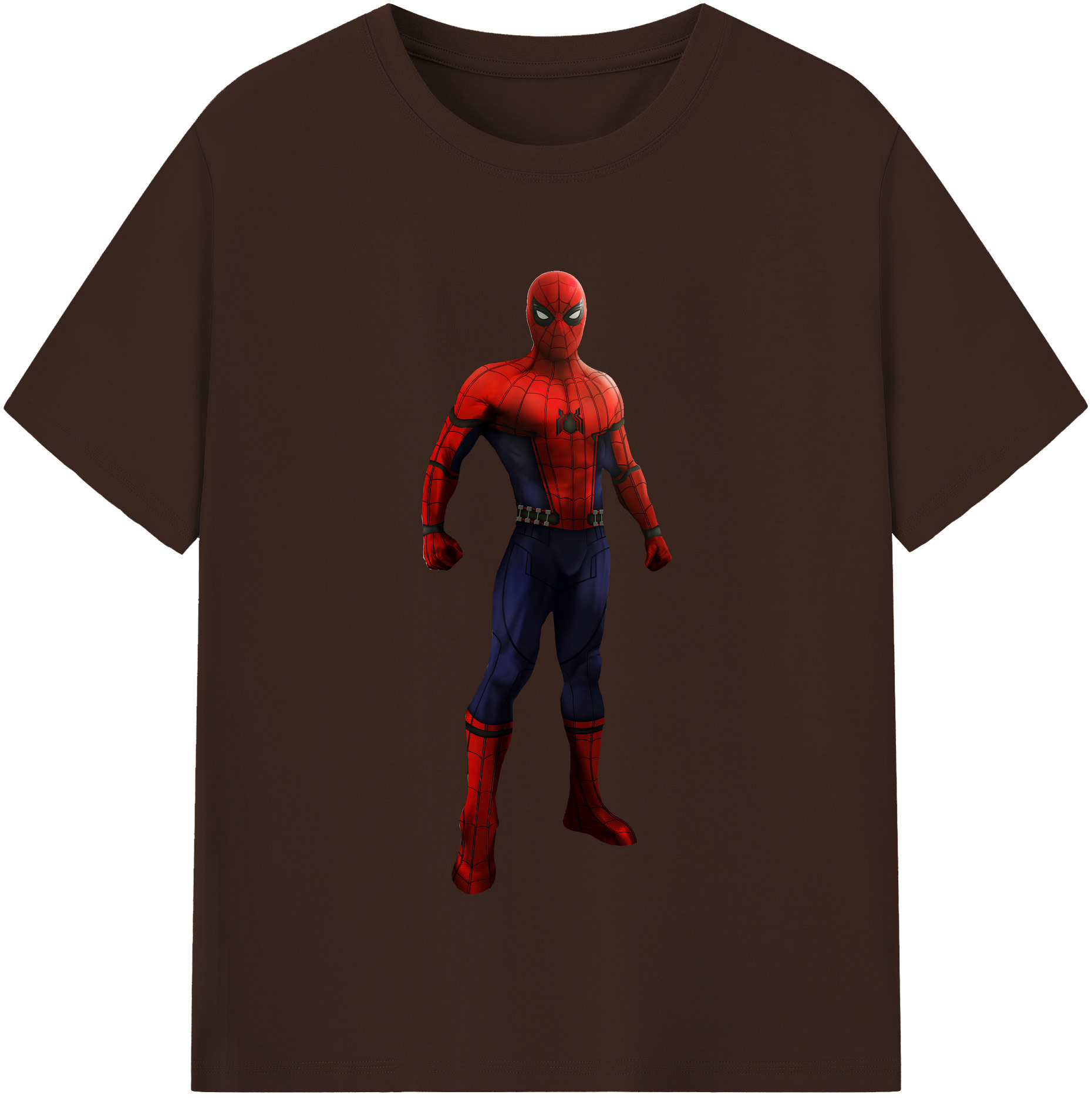 （画像用） Spider Man スパイダーマン 綿100％半袖Tシャツ（フロントプリント）