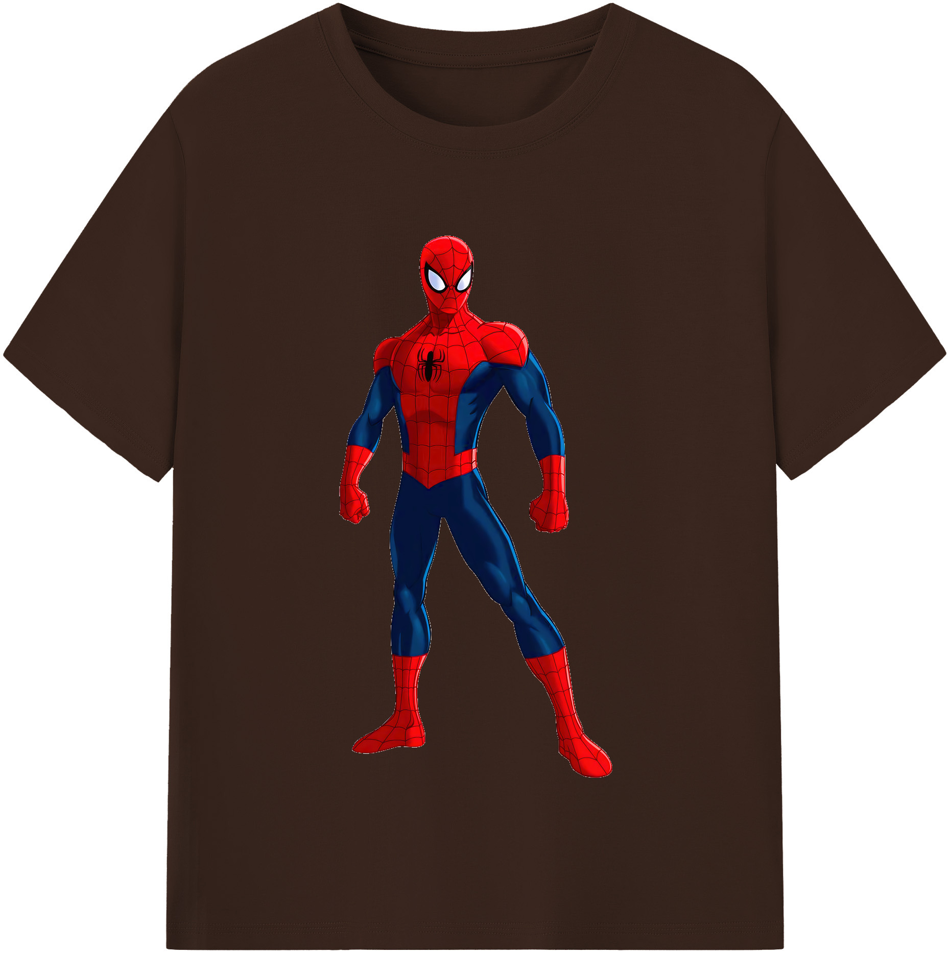 （画像用） Spider Man スパイダーマン 綿100％半袖Tシャツ（フロントプリント）