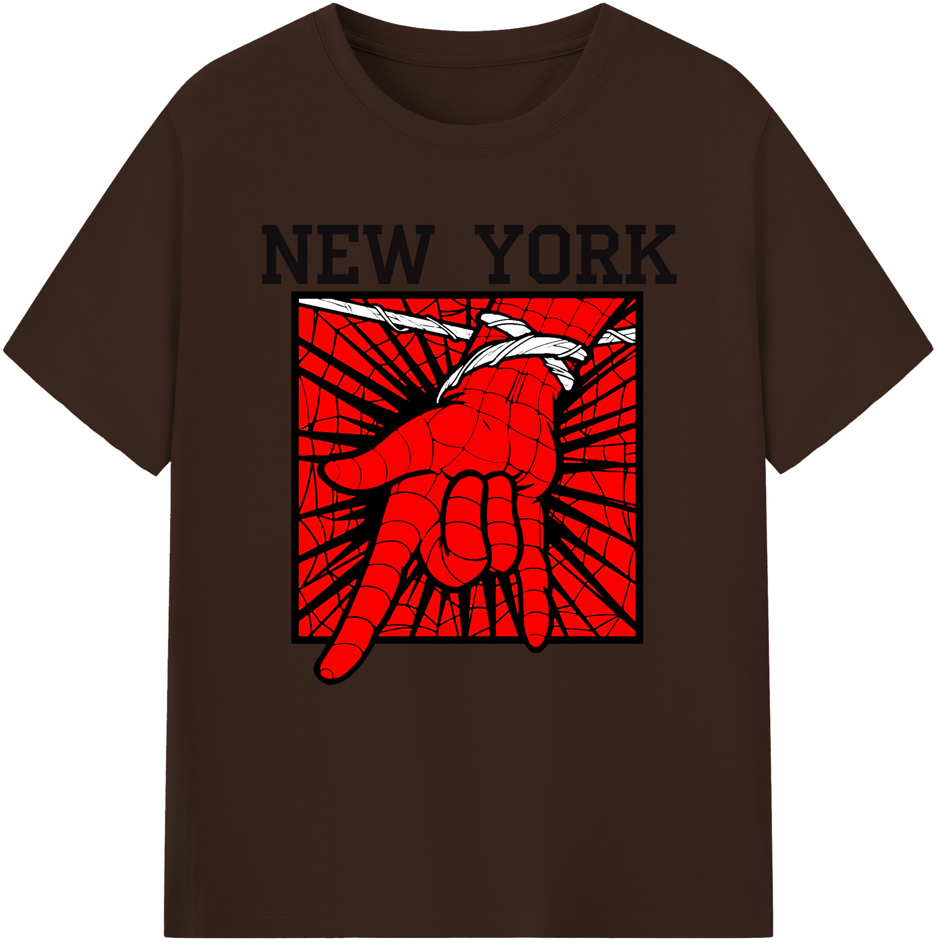 （画像用） Spider Man スパイダーマン 綿100％半袖Tシャツ（フロントプリント）