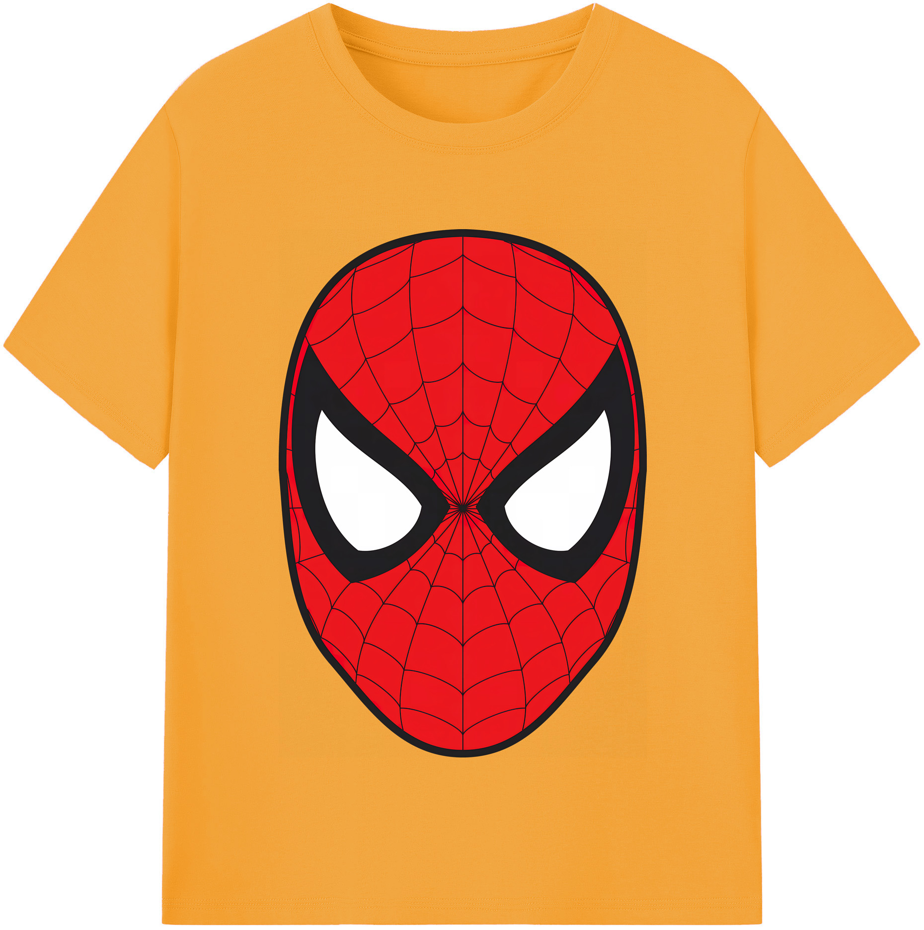 （画像用） Spider Man スパイダーマン 綿100％半袖Tシャツ（フロントプリント）