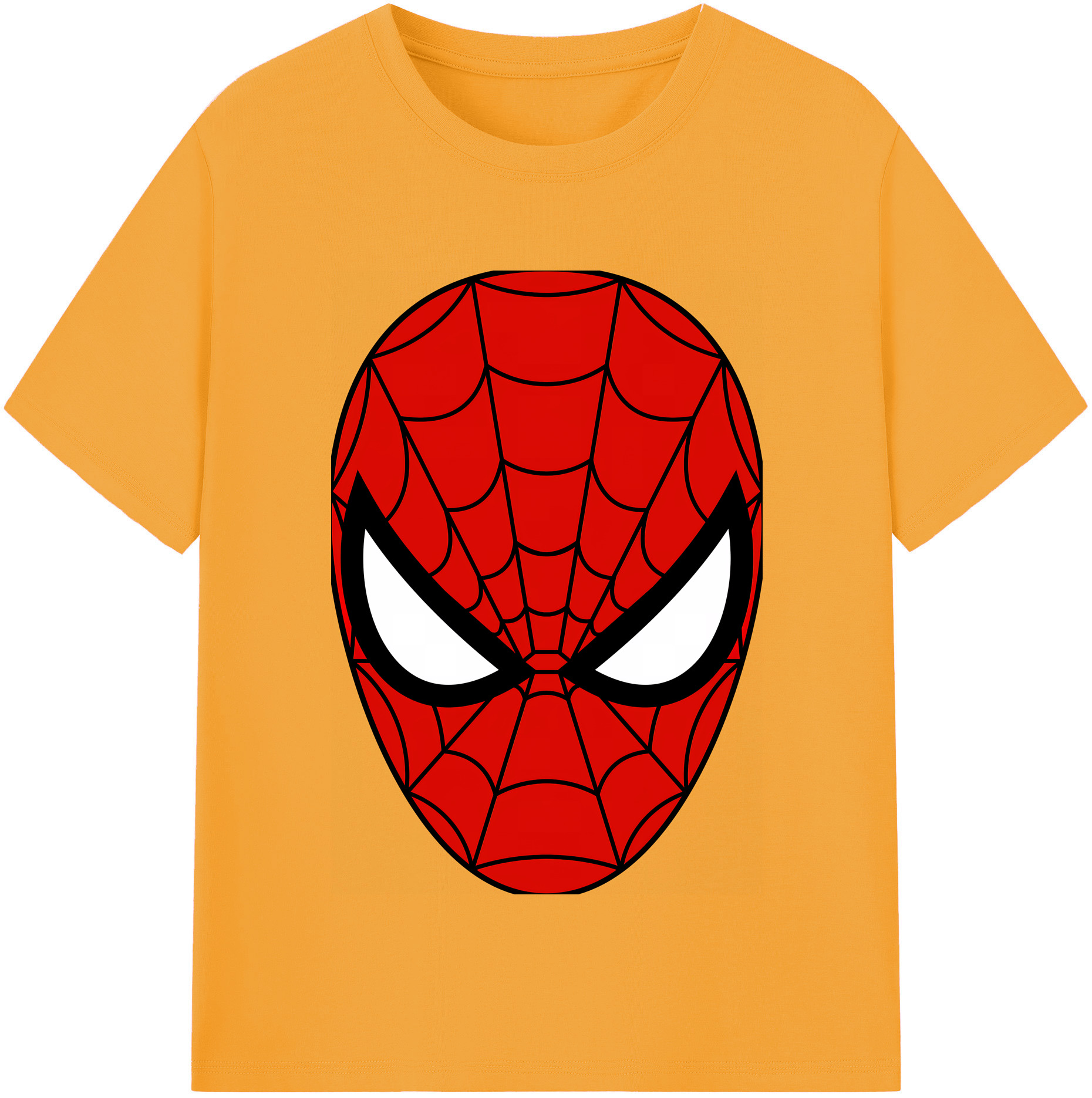 （画像用） Spider Man スパイダーマン 綿100％半袖Tシャツ（フロントプリント）