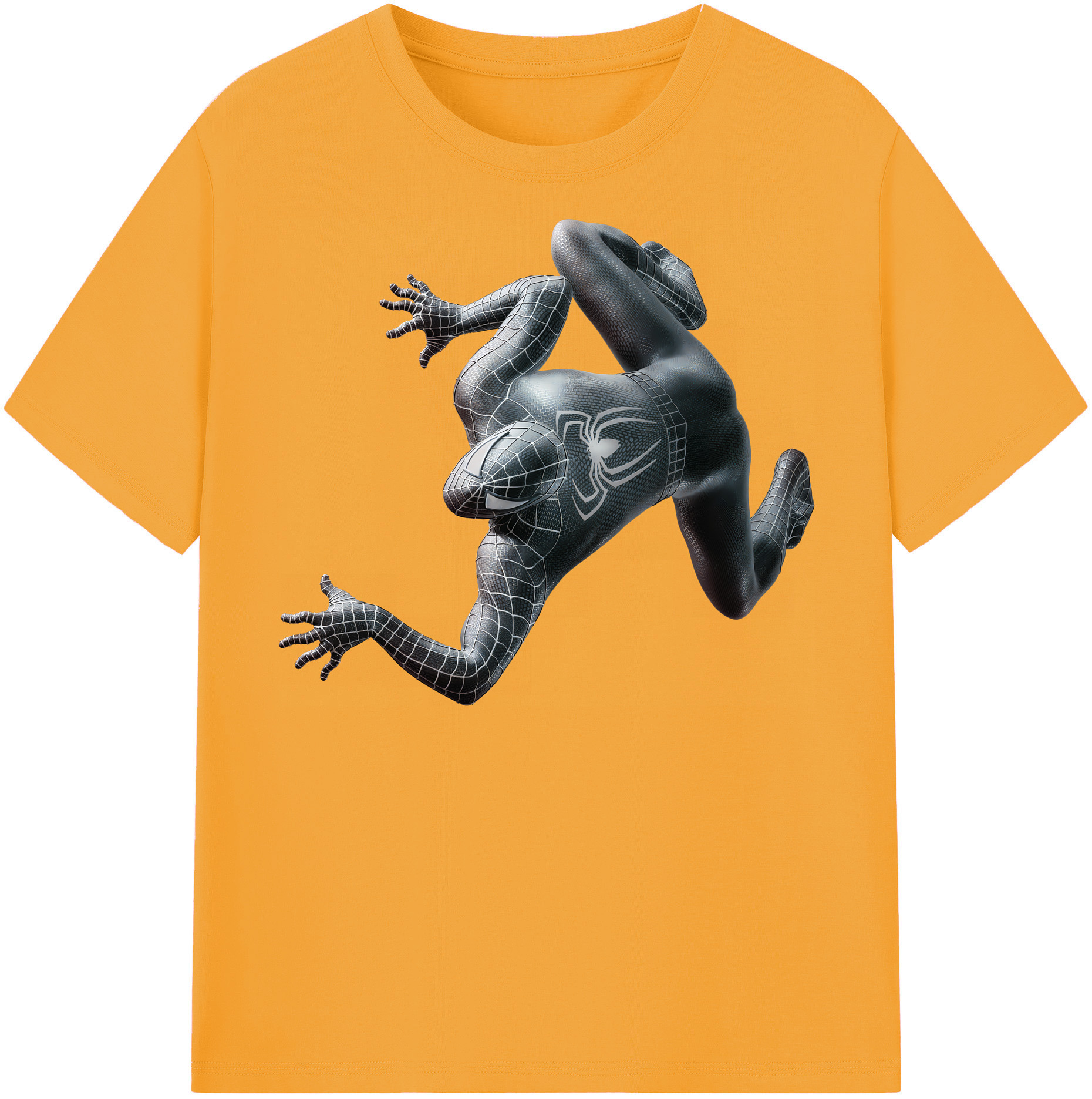 （画像用） Spider Man スパイダーマン 綿100％半袖Tシャツ（フロントプリント）