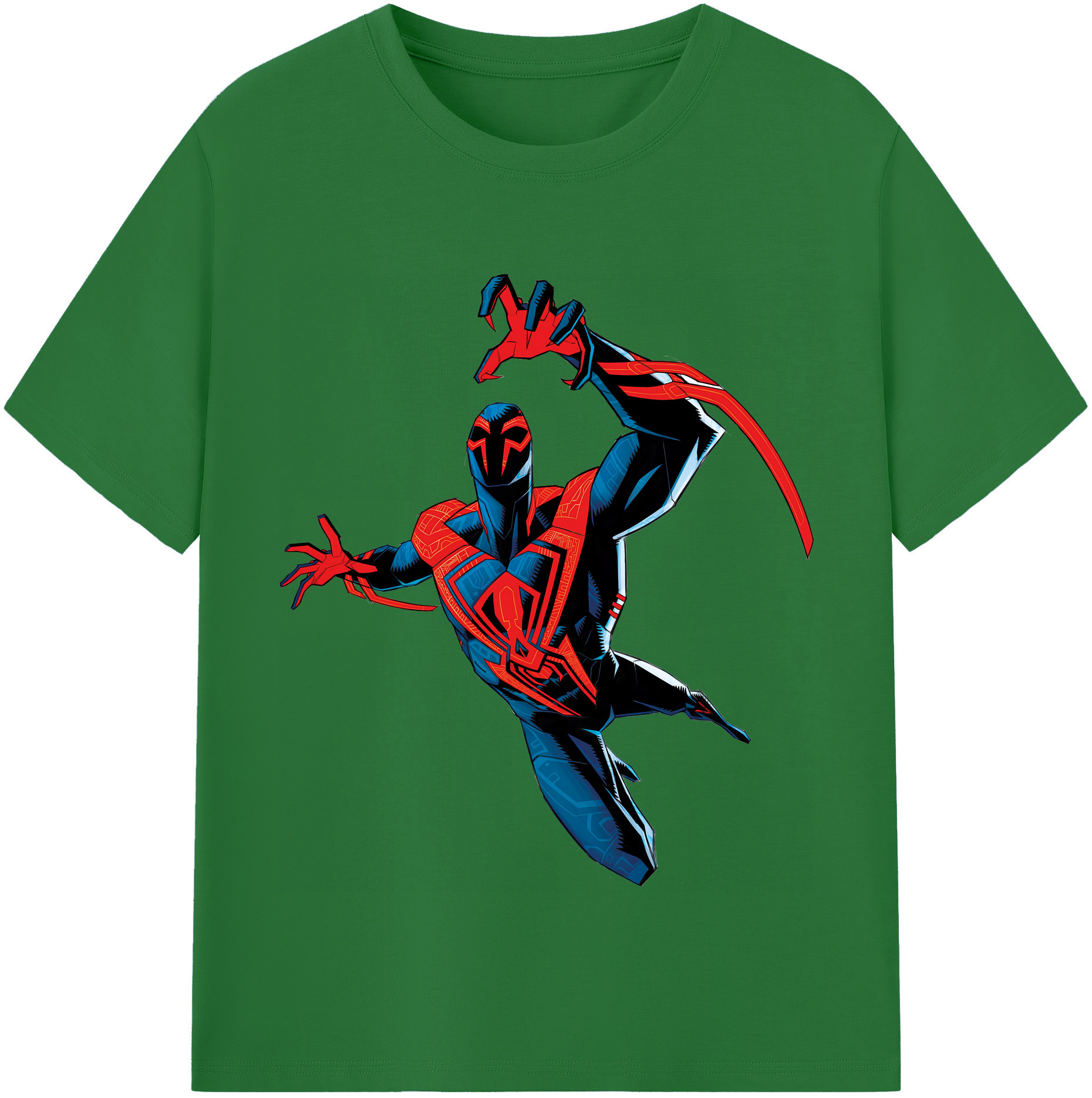 （画像用） Spider Man スパイダーマン 綿100％半袖Tシャツ（フロントプリント）