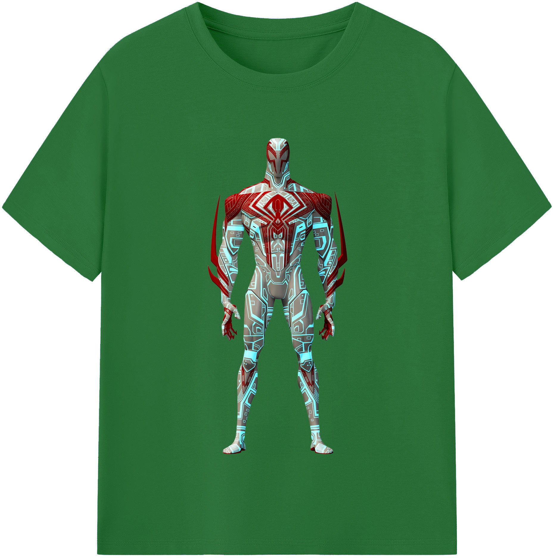（画像用） Spider Man スパイダーマン 綿100％半袖Tシャツ（フロントプリント）