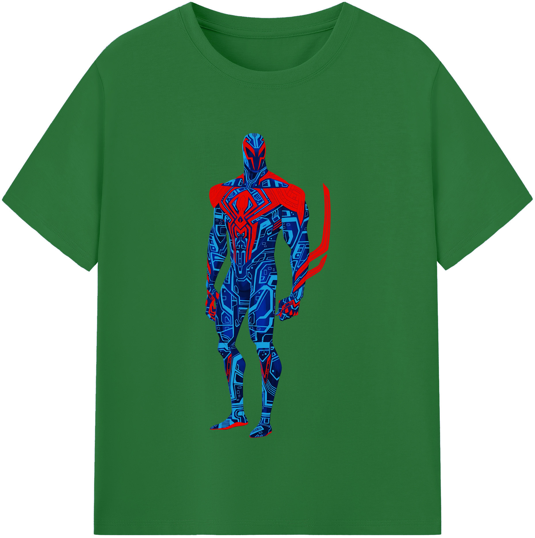 （画像用） Spider Man スパイダーマン 綿100％半袖Tシャツ（フロントプリント）