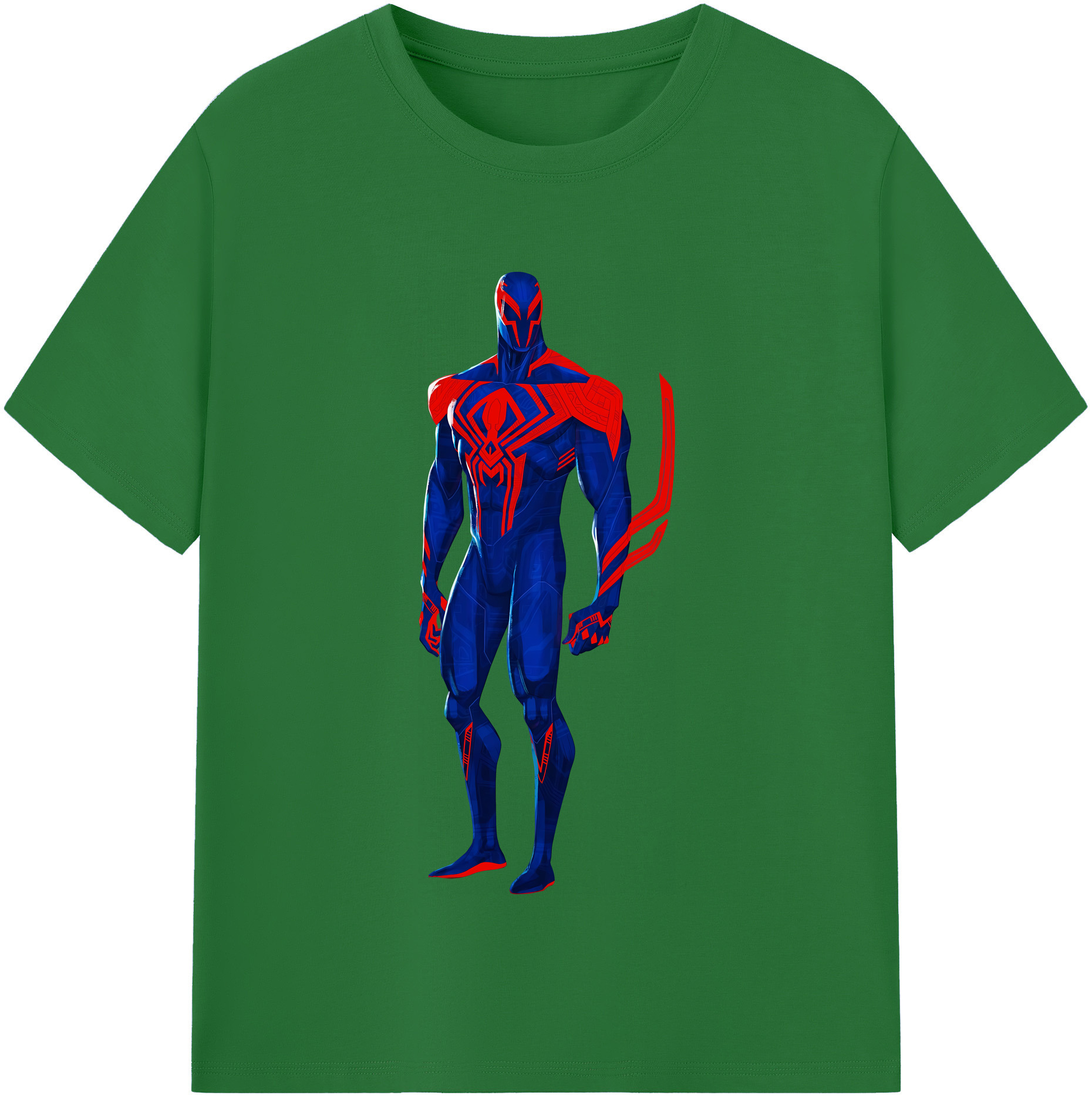 （画像用） Spider Man スパイダーマン 綿100％半袖Tシャツ（フロントプリント）