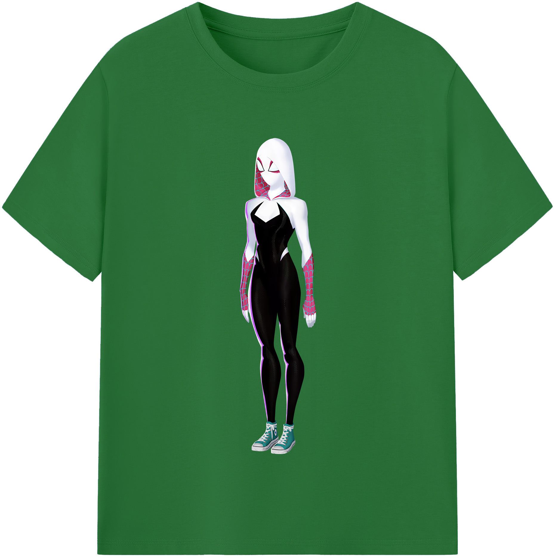 （画像用） Spider Man スパイダーマン 綿100％半袖Tシャツ（フロントプリント）