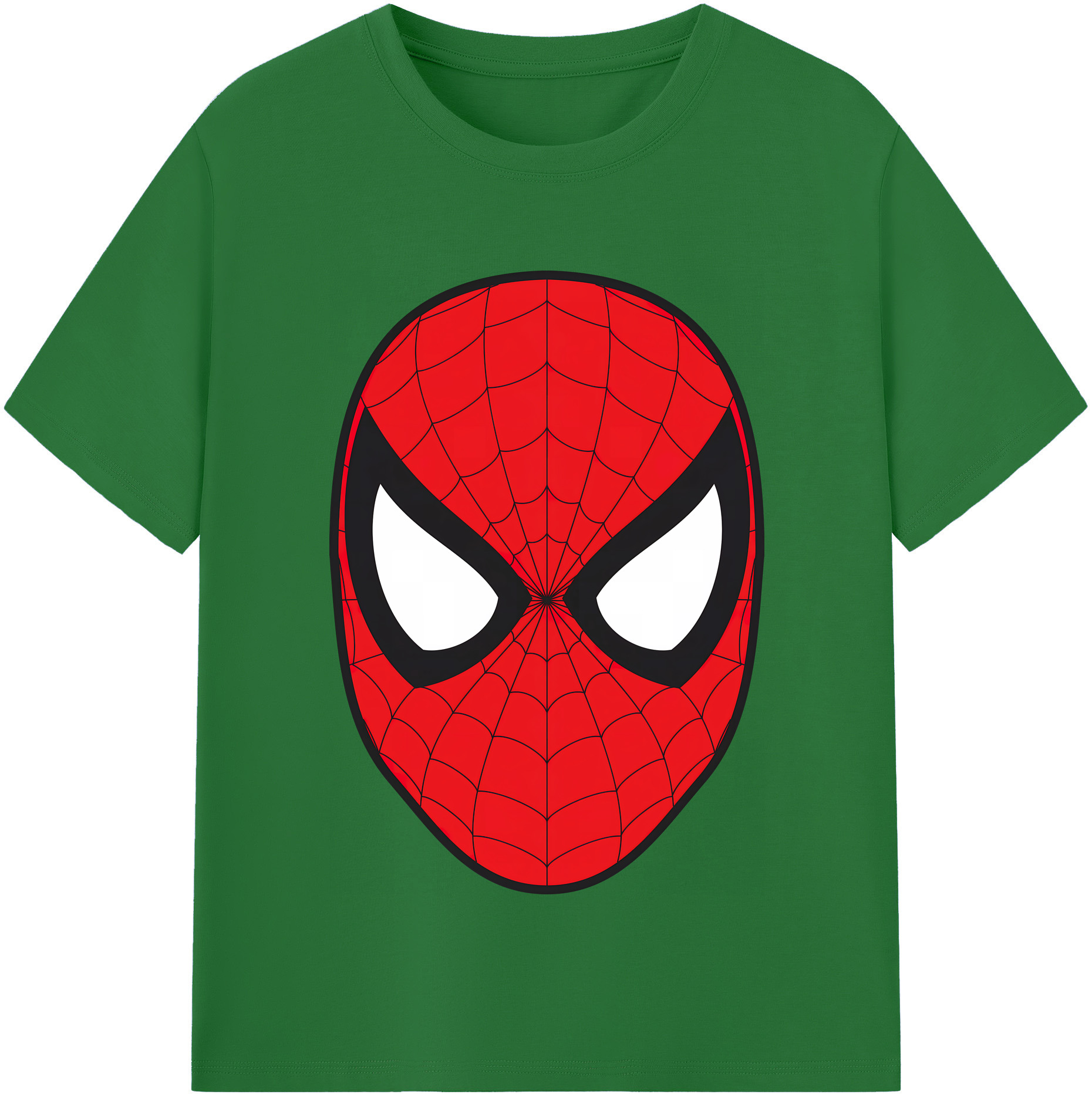 （画像用） Spider Man スパイダーマン 綿100％半袖Tシャツ（フロントプリント）