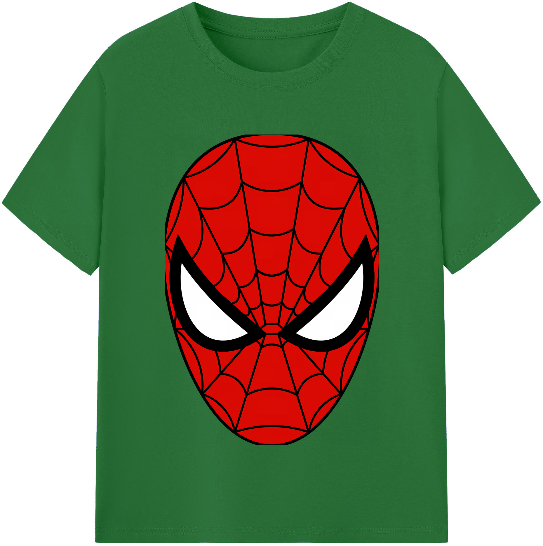 （画像用） Spider Man スパイダーマン 綿100％半袖Tシャツ（フロントプリント）
