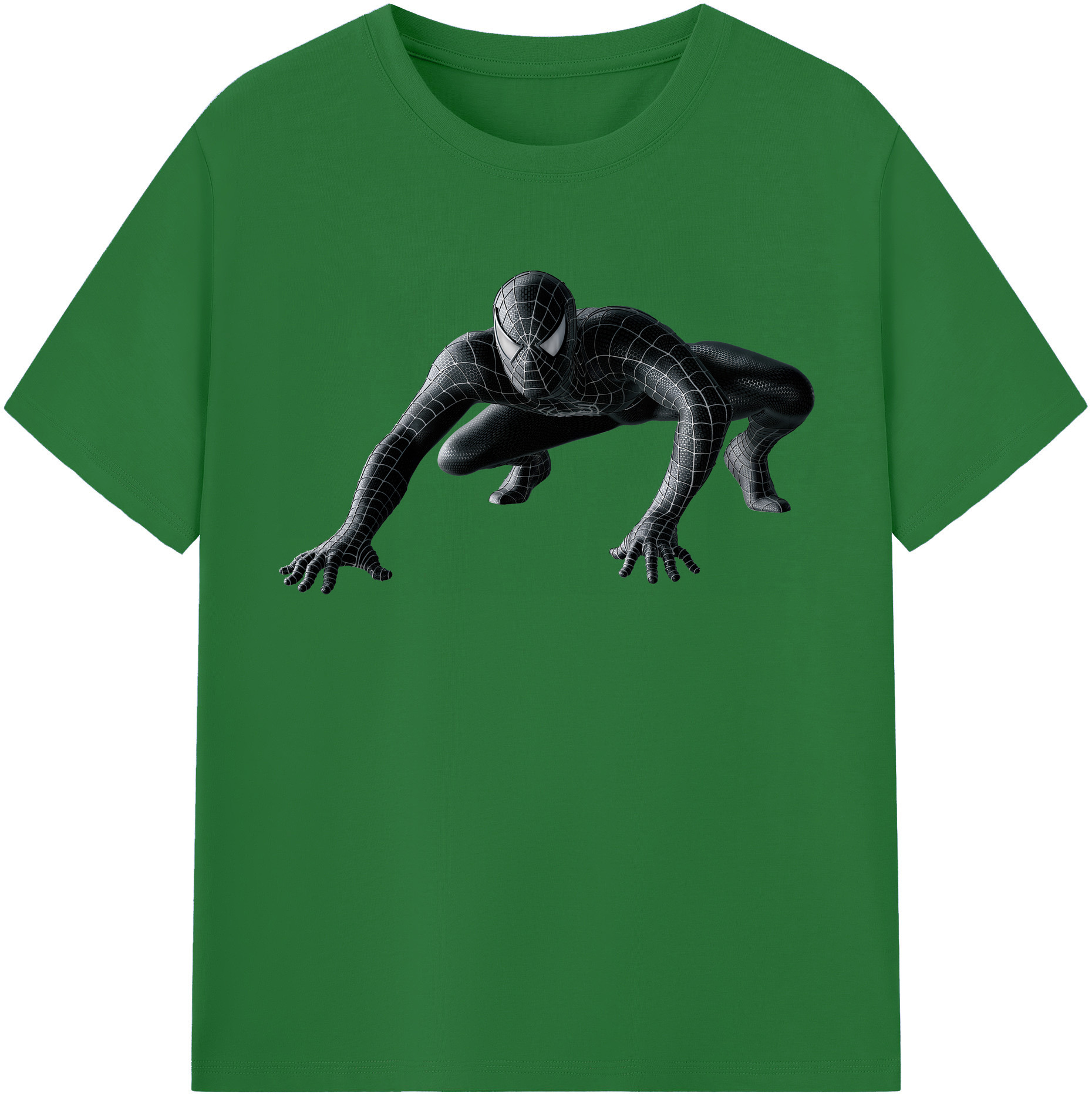（画像用） Spider Man スパイダーマン 綿100％半袖Tシャツ（フロントプリント）