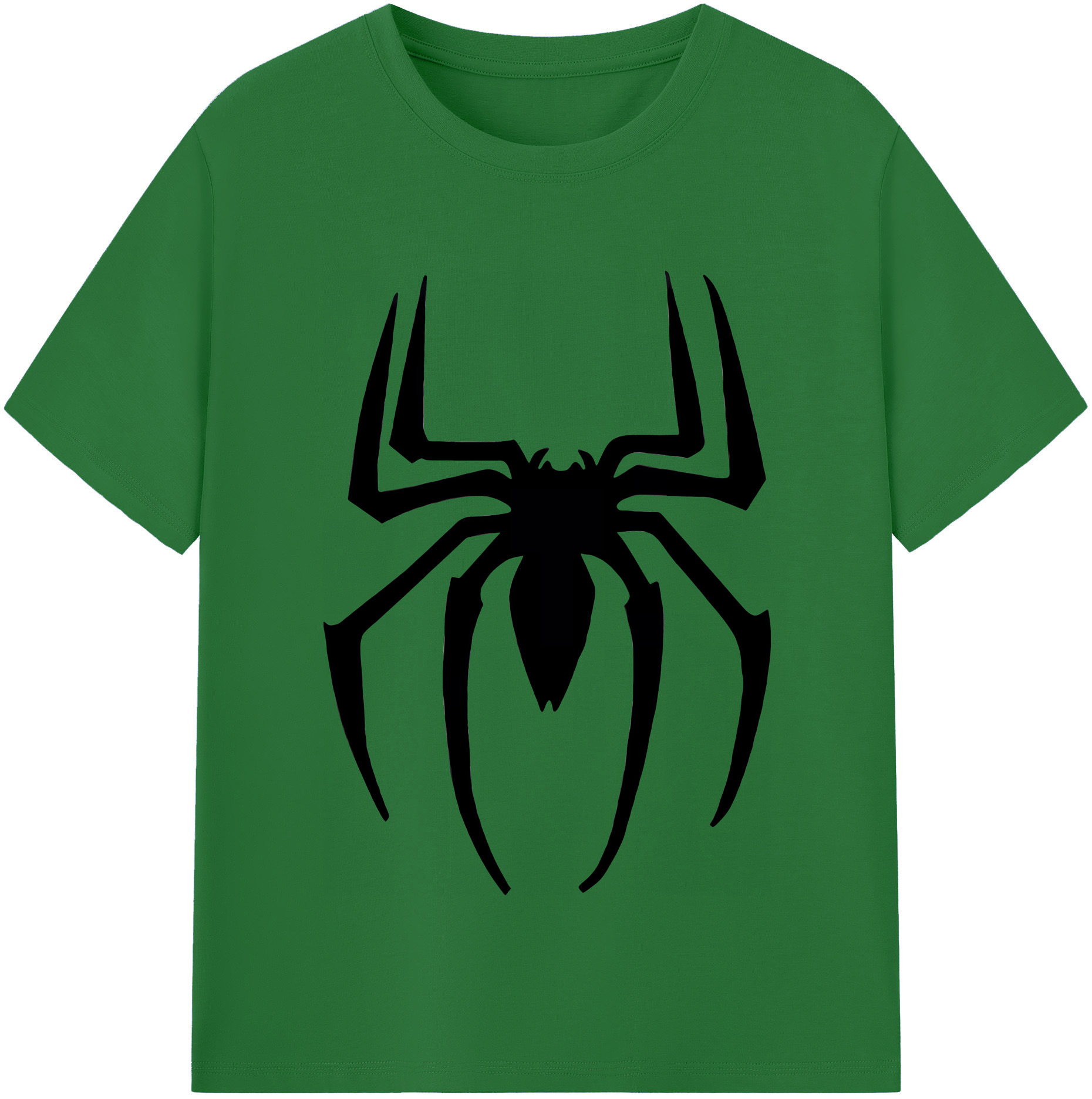 （画像用） Spider Man スパイダーマン 綿100％半袖Tシャツ（フロントプリント）