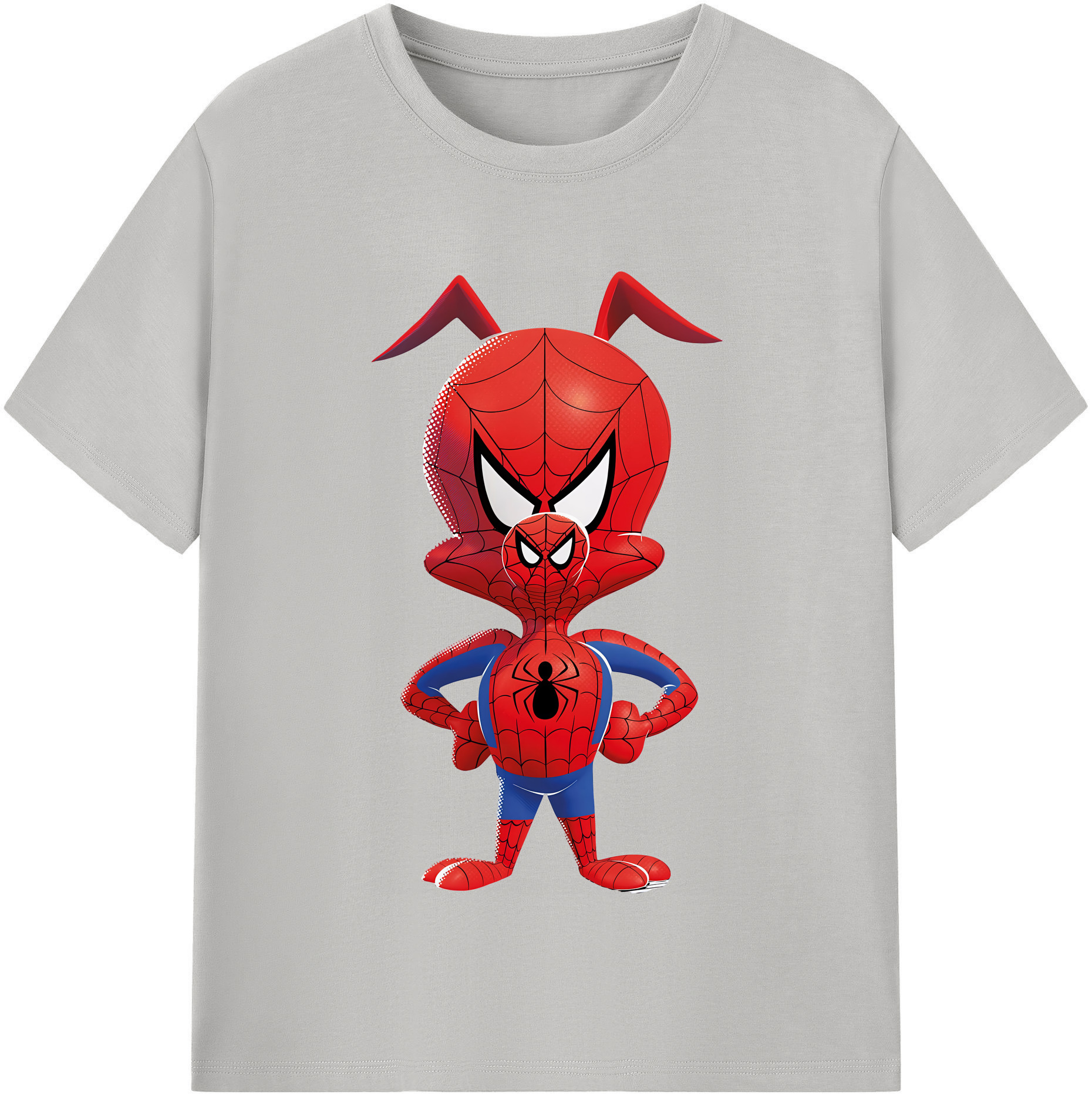 （画像用） Spider Man スパイダーマン 綿100％半袖Tシャツ（フロントプリント）