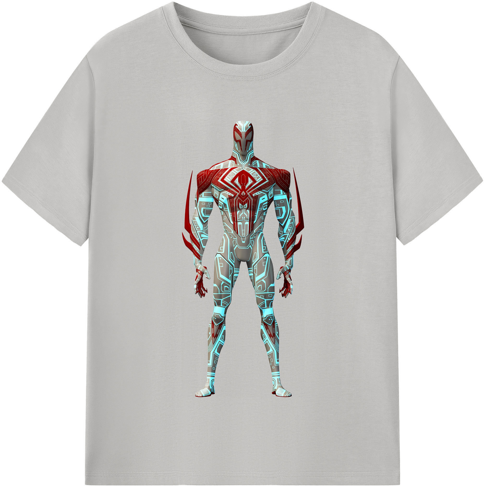 （画像用） Spider Man スパイダーマン 綿100％半袖Tシャツ（フロントプリント）